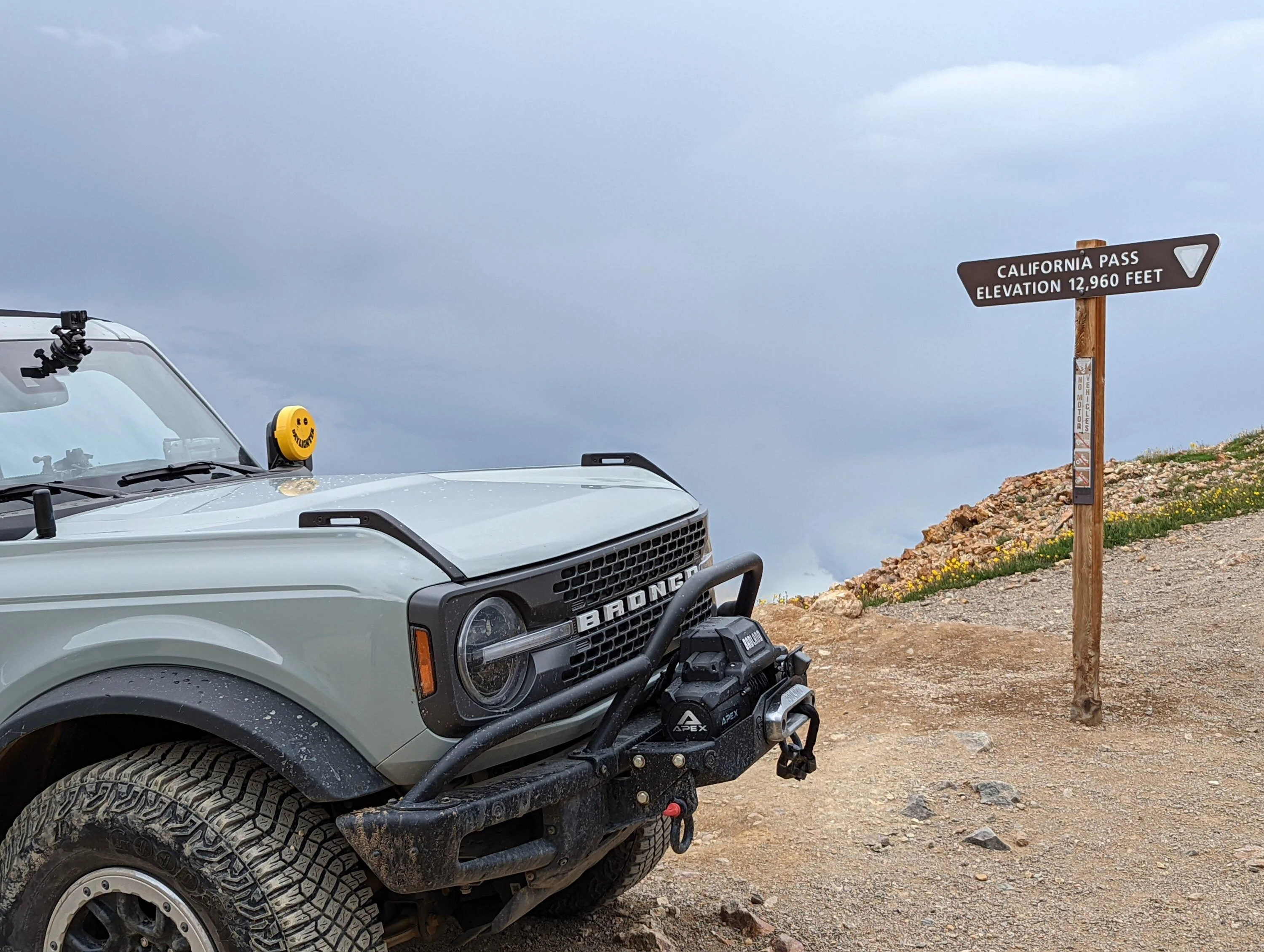 Ford Bronco OBX on Alpine Loop - Animas Forks, California Gulch/Pass, Hurricane Pass PXL_20220714_192230124