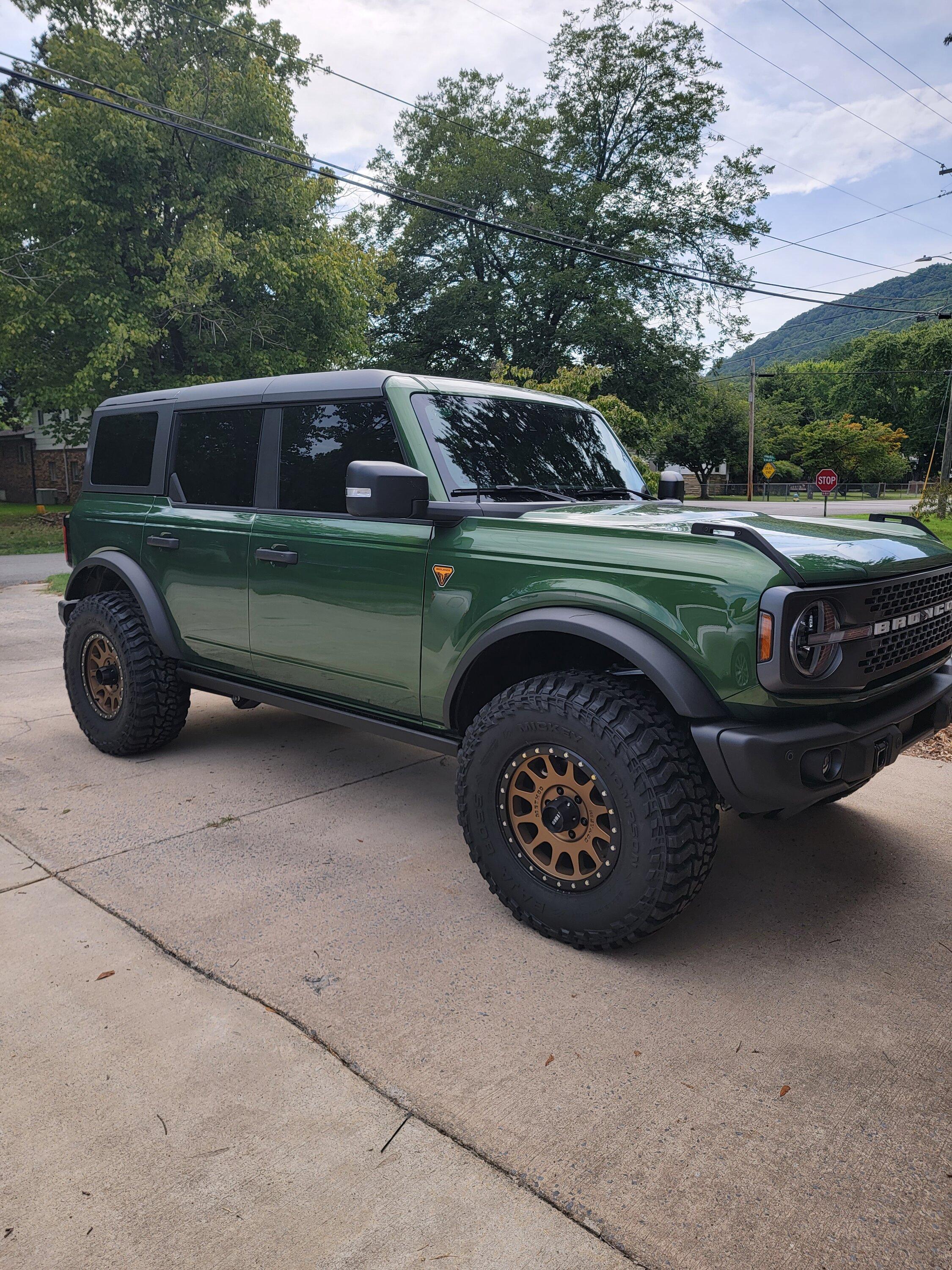Ford Bronco Show us your installed wheel / tire upgrades here! (Pics) 20220717_172052