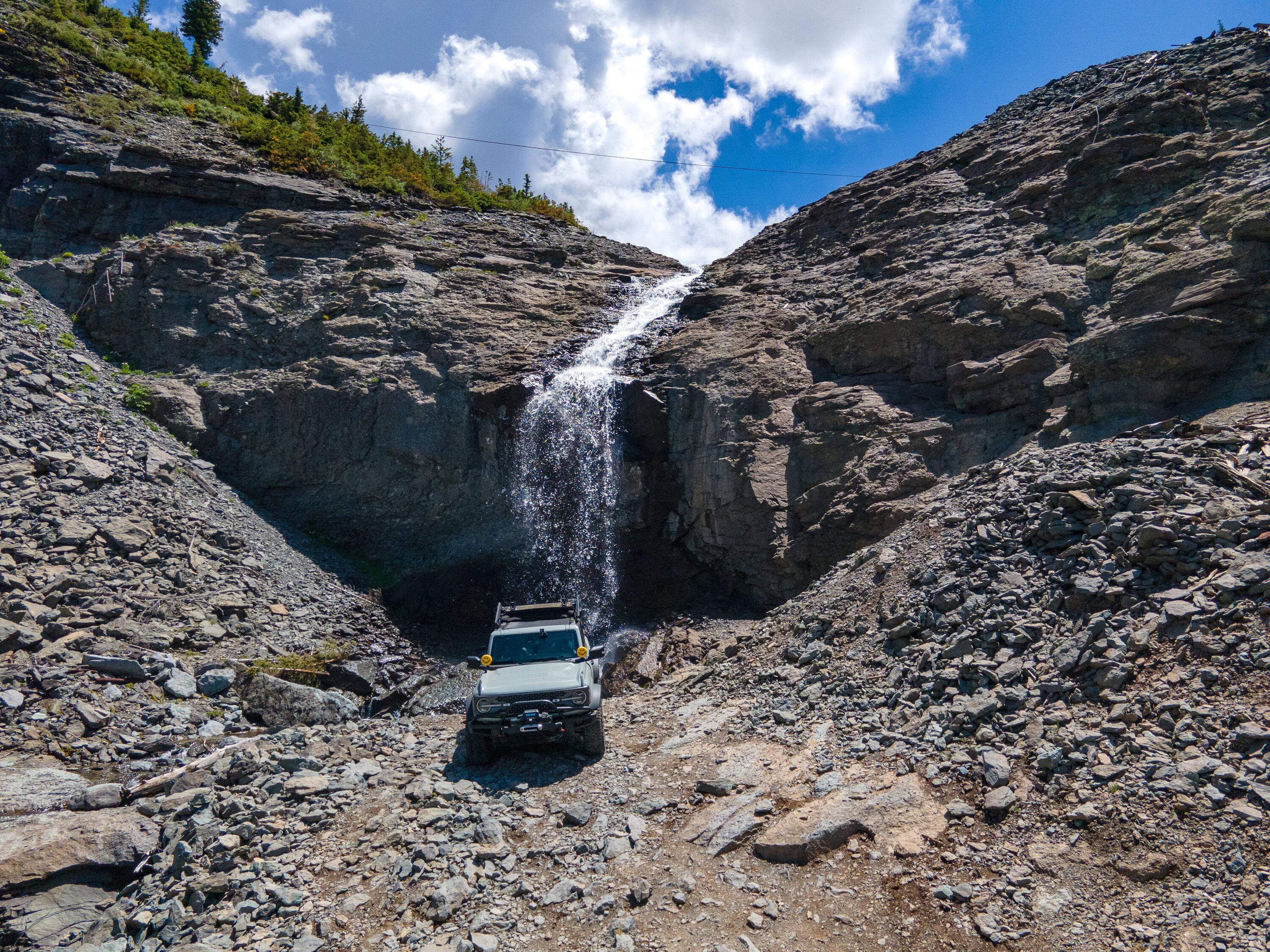 Ford Bronco Badlands 4door takes on Black Bear Pass, Imogene Pass, and Poughkeepsie Gulch in Colorado. DJI_0557