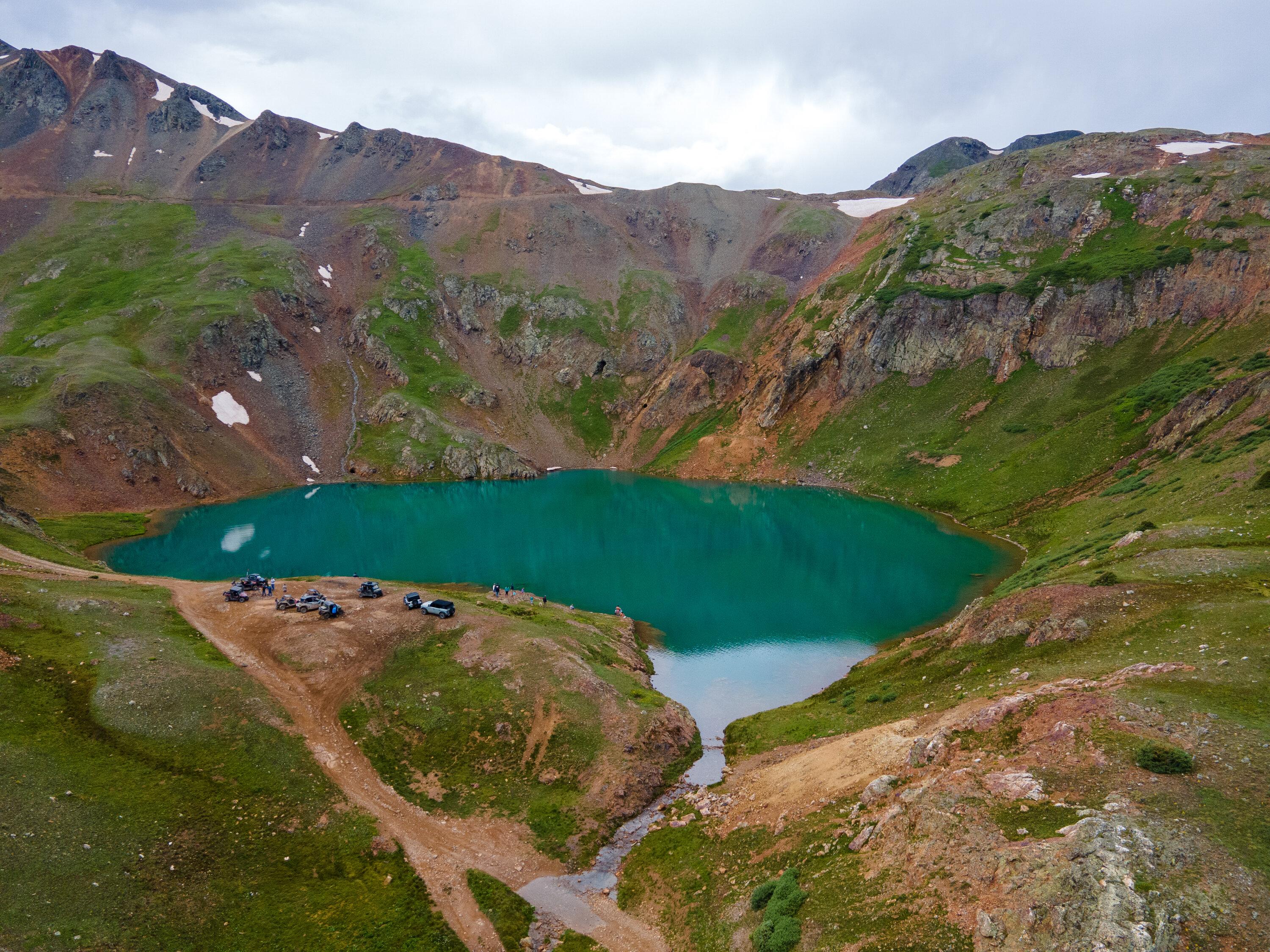 Ford Bronco Badlands 4door takes on Black Bear Pass, Imogene Pass, and Poughkeepsie Gulch in Colorado. DJI_0626