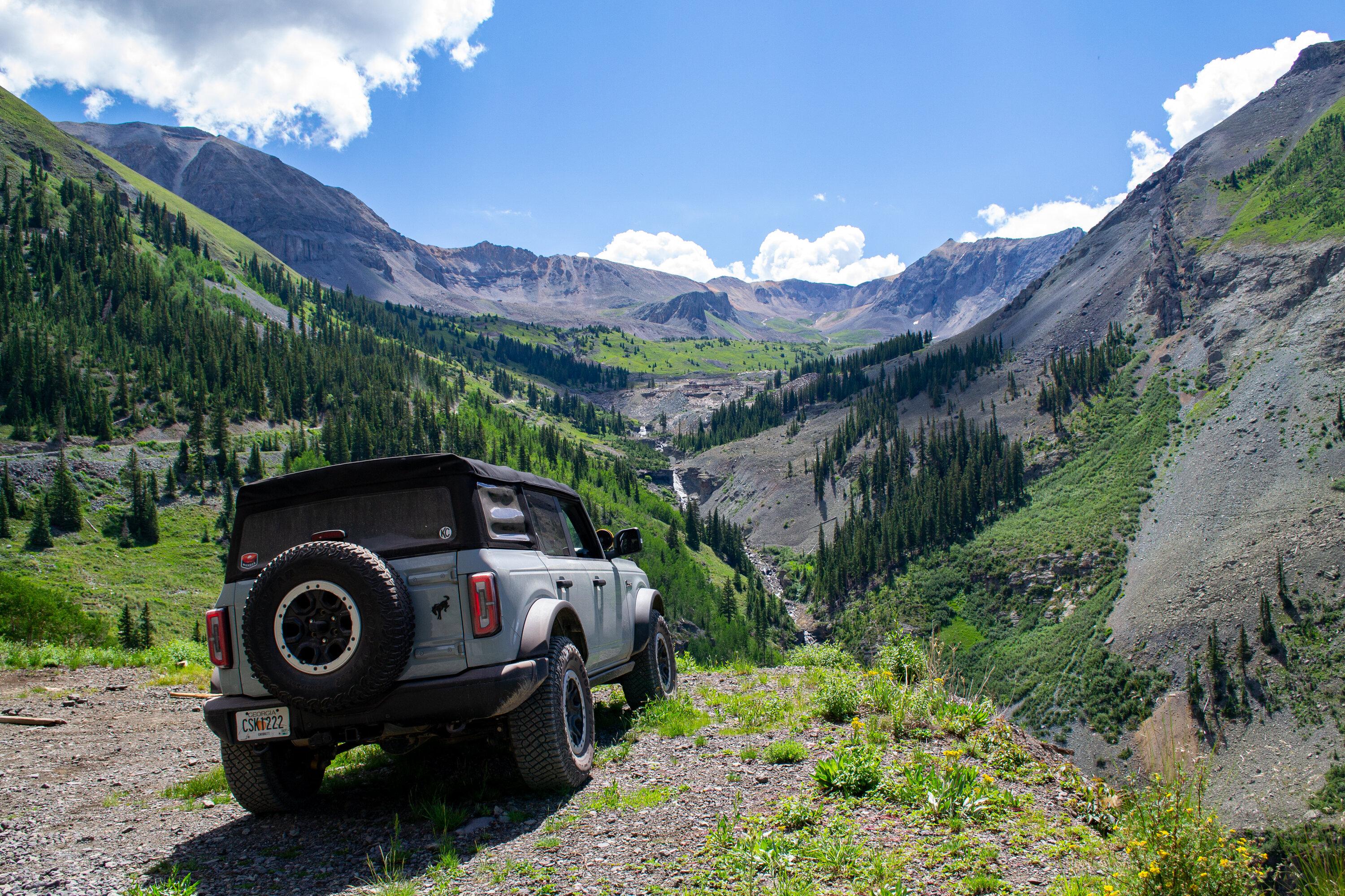 Ford Bronco Badlands 4door takes on Black Bear Pass, Imogene Pass, and Poughkeepsie Gulch in Colorado. DSC_0113