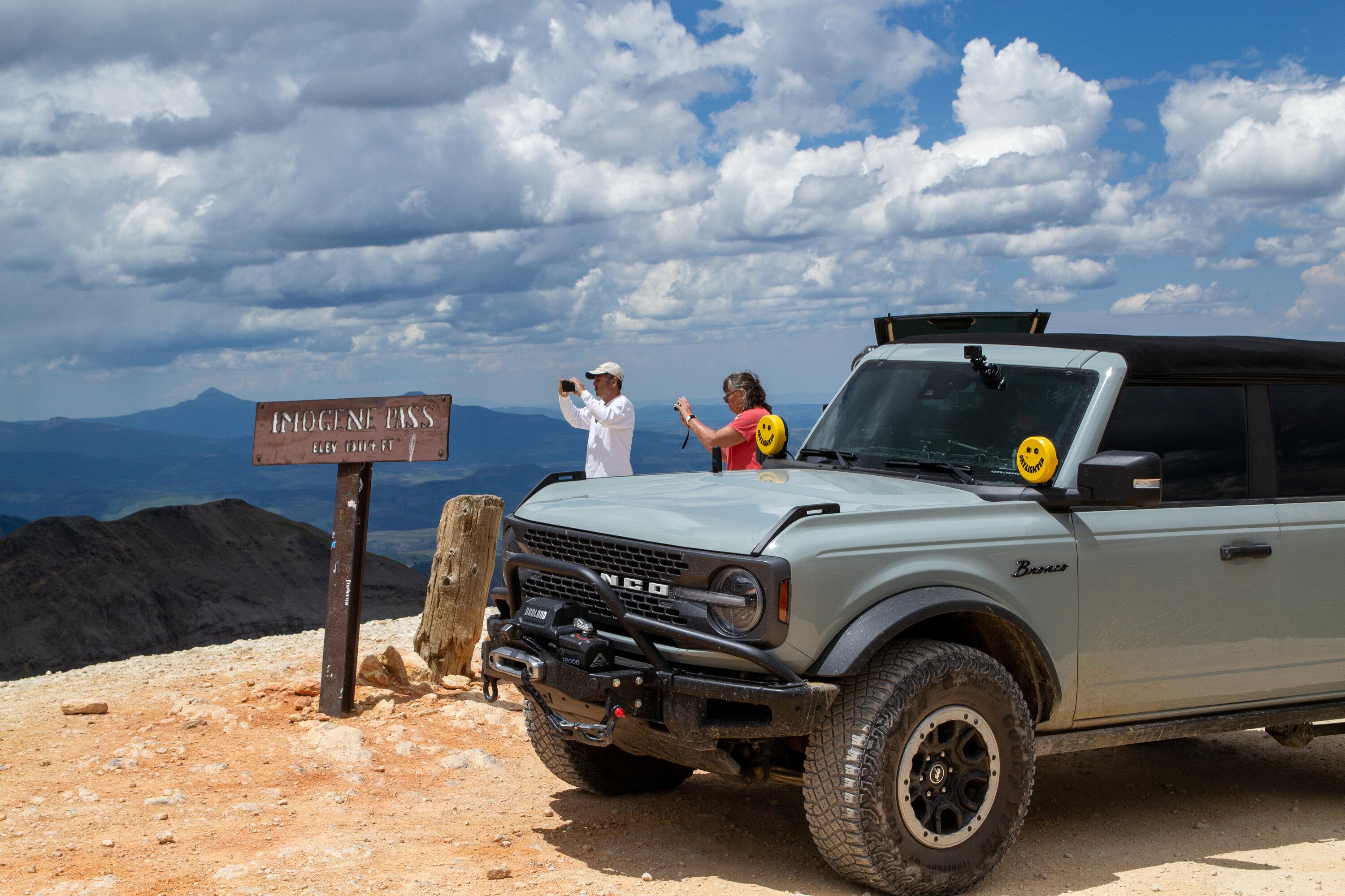 Ford Bronco Badlands 4door takes on Black Bear Pass, Imogene Pass, and Poughkeepsie Gulch in Colorado. DSC_0167