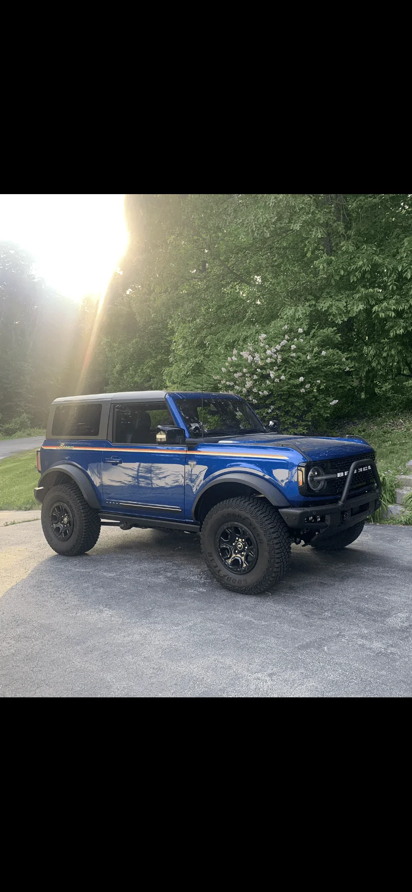 Ford Bronco Retro Bronco Hood Graphic ML8Phnv