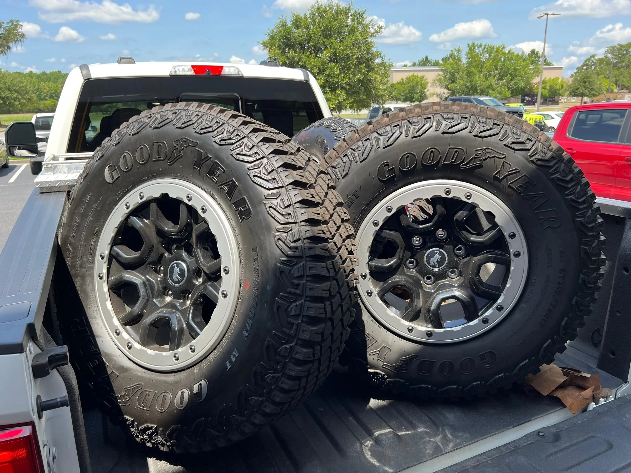 Ford Bronco (5) Sasquatch Wheels and Tires w/ TPMS IMG_7389