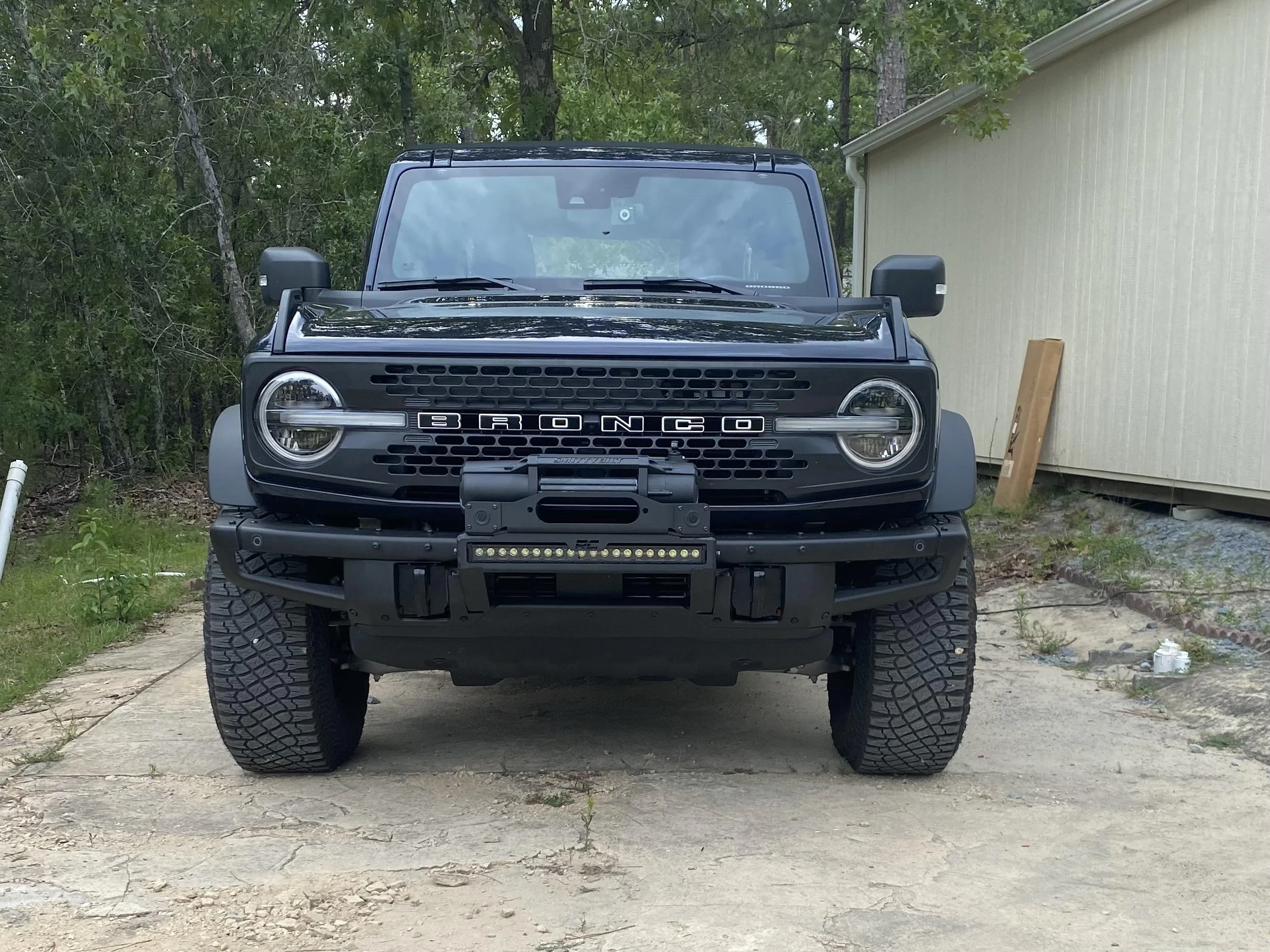 Ford Bronco Park Aid Sensor Relocation on Factory/Warn Winch D0C05B57-9C4C-4D14-84B6-DF8FA9D1A52B