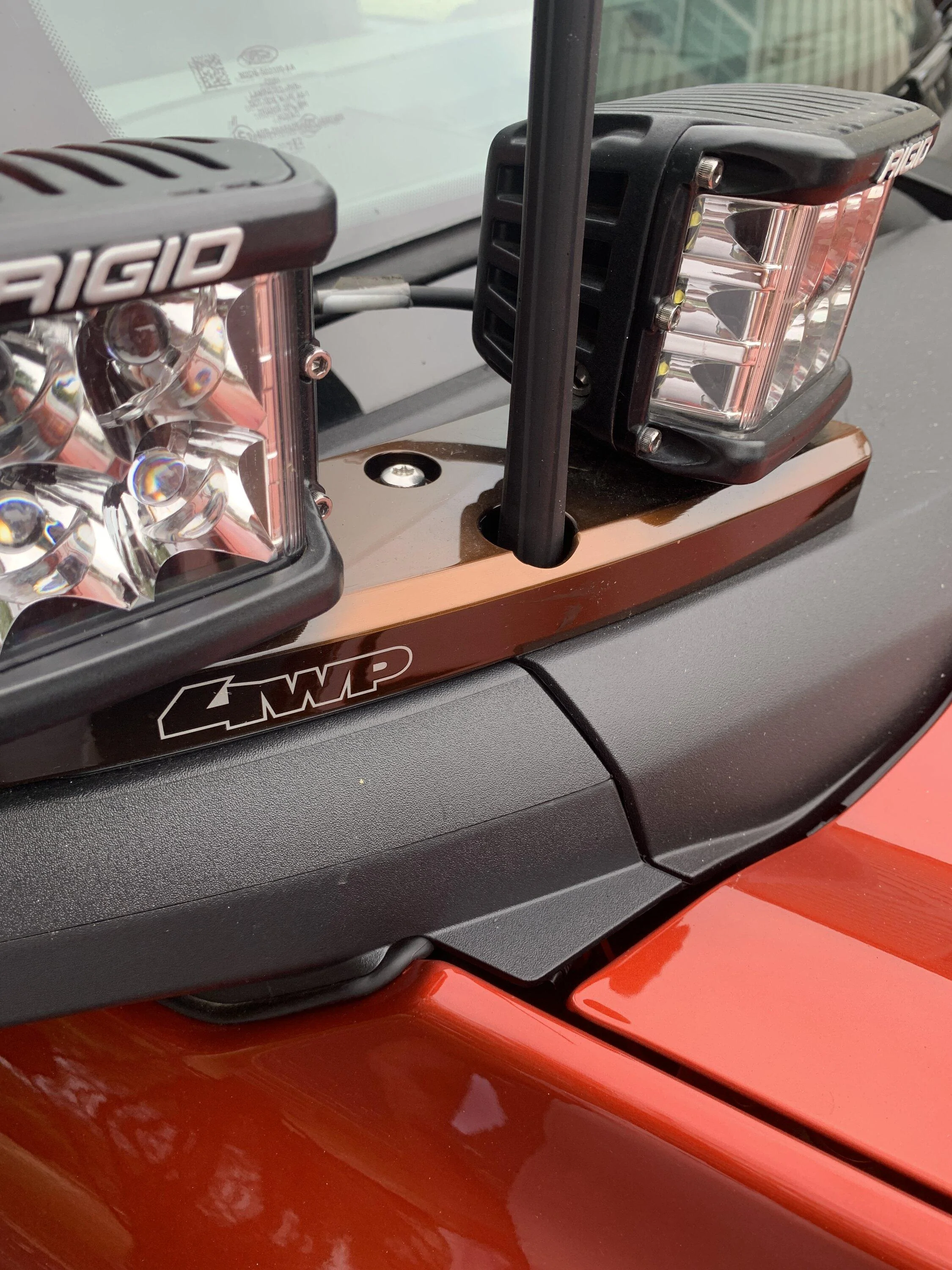 Ford Bronco 4WP billet A-Pillar light mount 7D78C0E5-809E-472D-A73A-41363E358B87