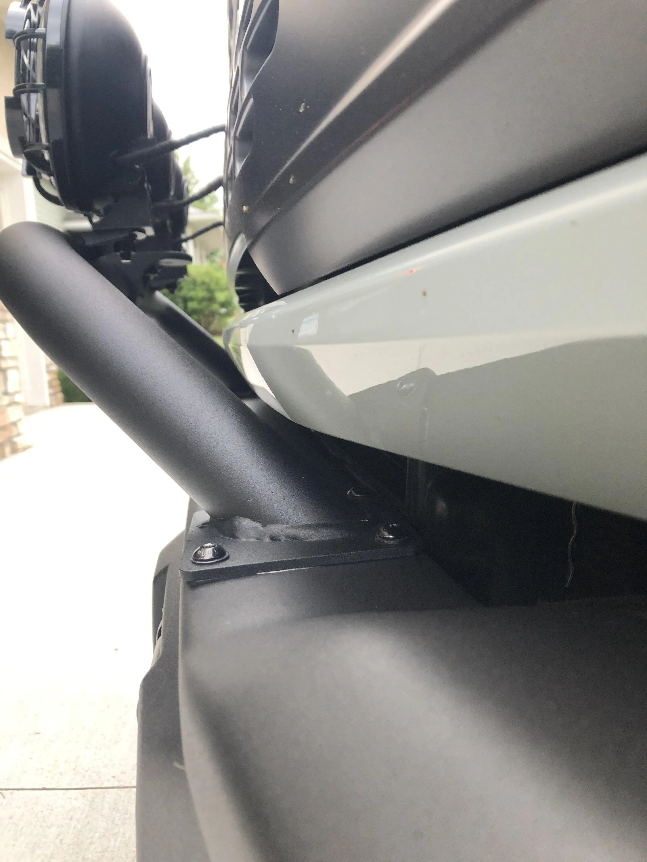Ford Bronco KC Lights on Capable Bumper bar 1