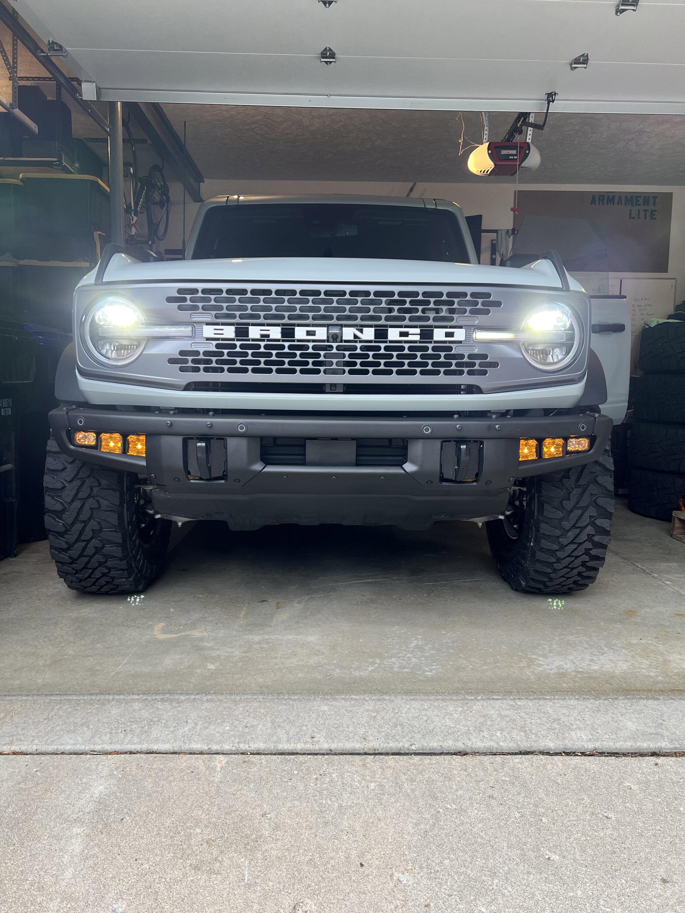 Ford Bronco What did you do TO / WITH your Bronco today? 👨🏻‍🔧🧰🚿🛠 Bronco Fog Backlight