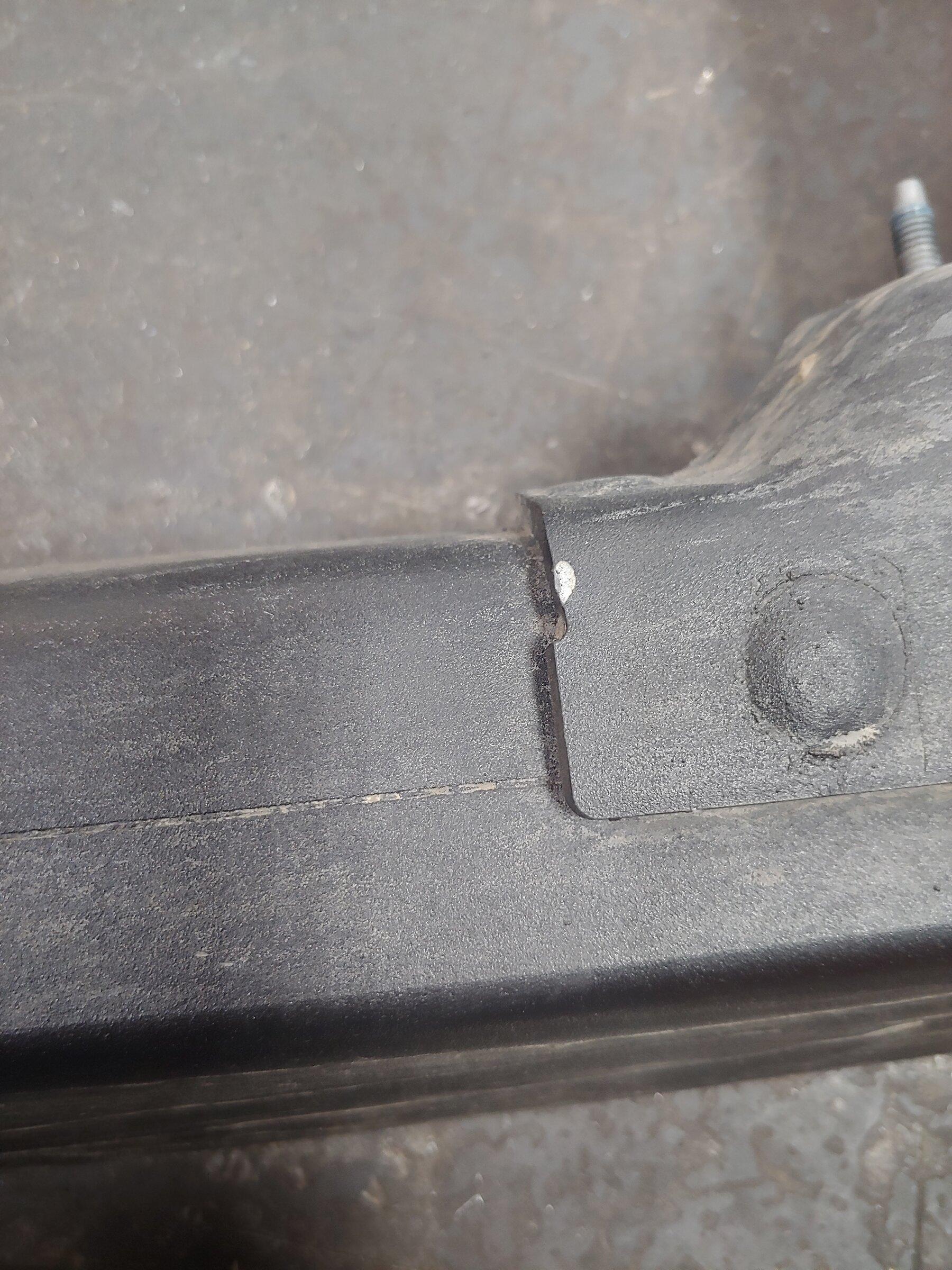 Ford Bronco Adding Jeep Rubicon rails to Bronco stock rock sliders 20220319_085101-
