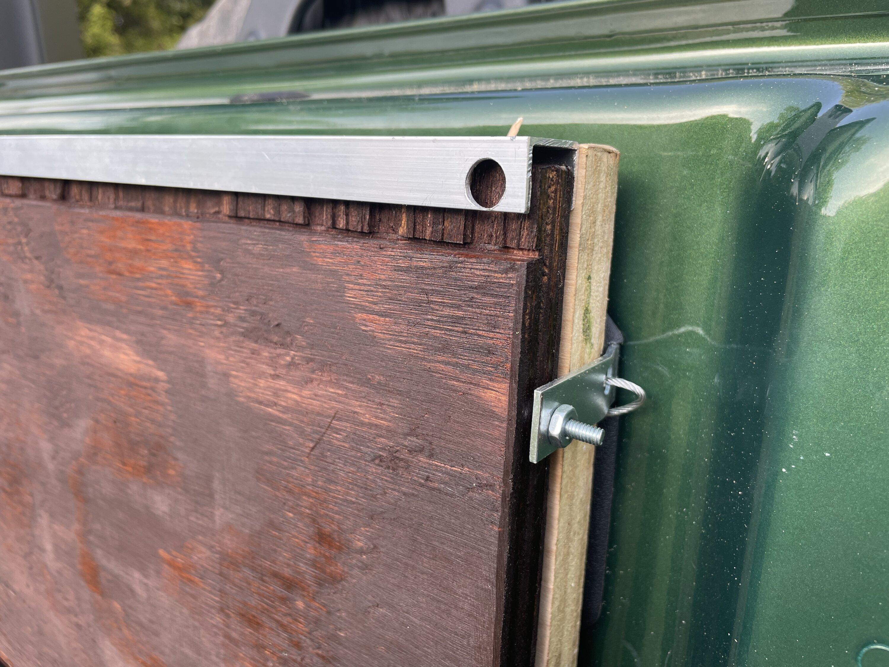 Ford Bronco Cheap and easy DIY rear door table, $25. E340184D-C1B9-4EE7-BFB4-444DB5422C99