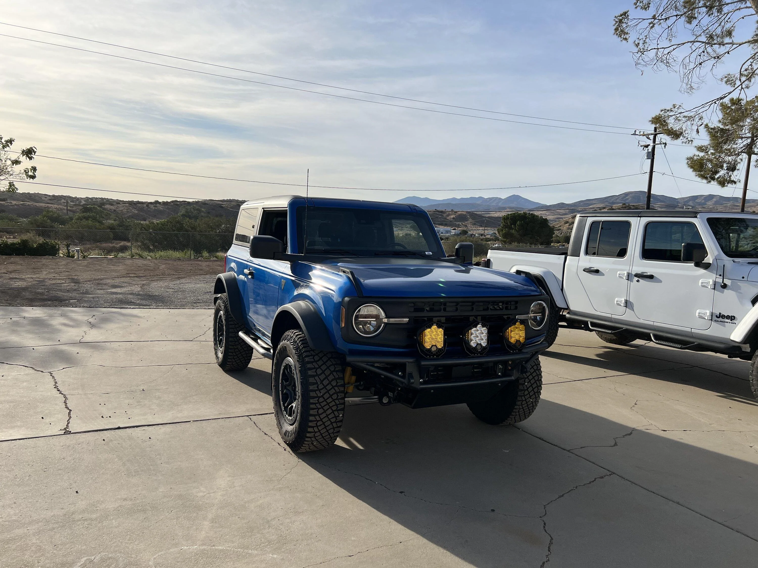 Ford Bronco 2-door desert runner Bronco w/ custom tire carrier E90FB8A1-AE7D-402B-8482-E101A970A383