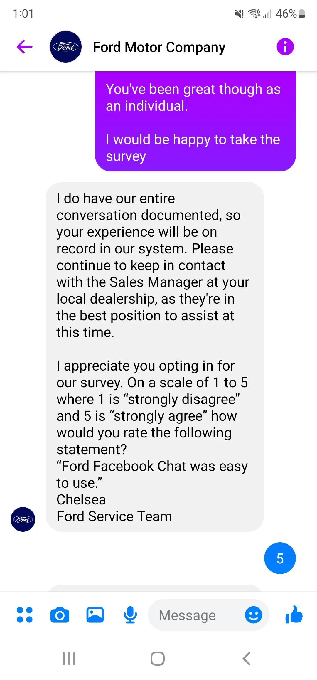 Ford Bronco Never received my Bronco Screenshot_20220722-130157_Messenger