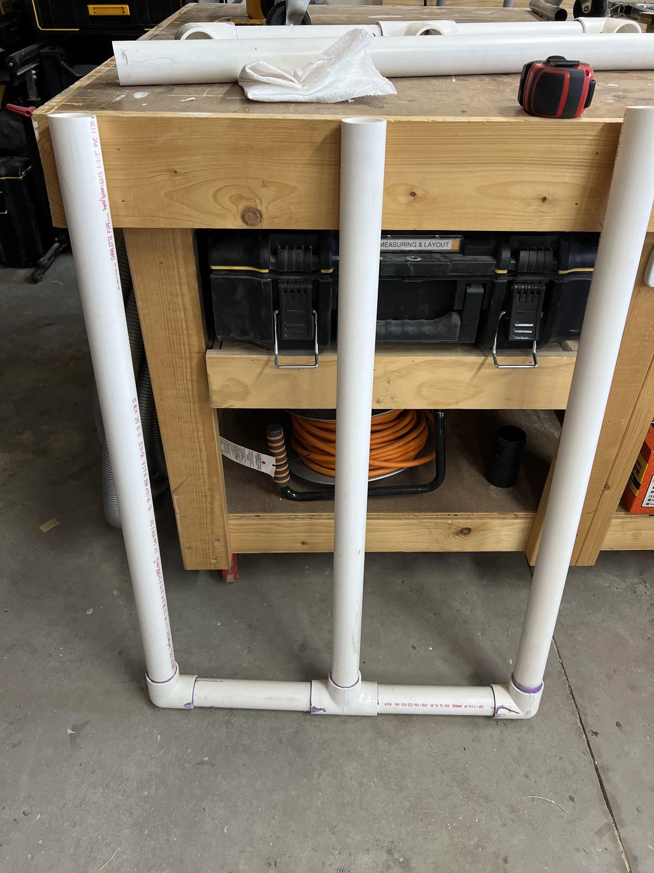 Ford Bronco Door Storage Holder PVC Cart for Garage - DIY Instructions & Photos Cart 3