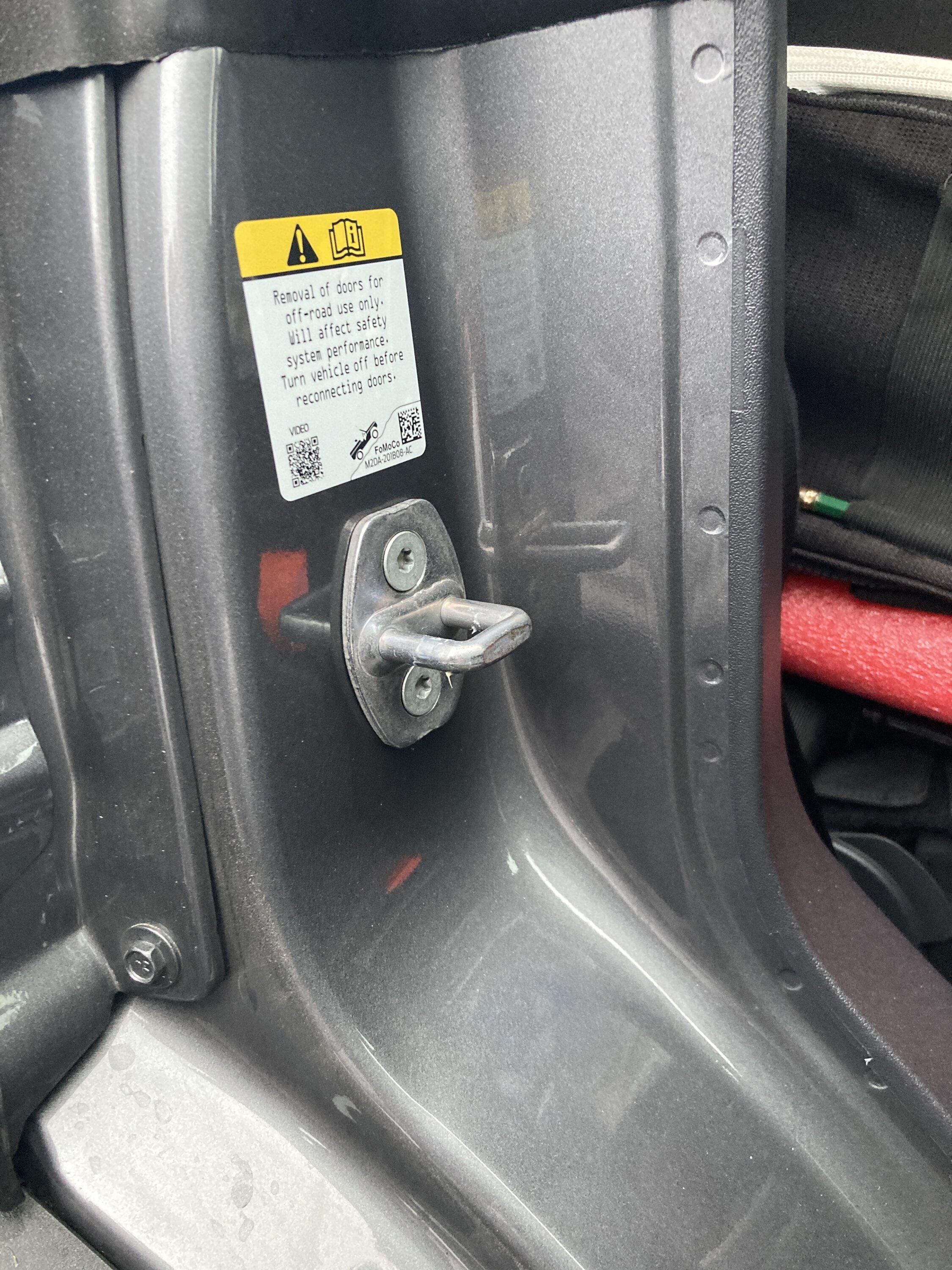 Ford Bronco Safety Issue - Drivers Rear door ajar 11C41DC5-C05B-48BF-882B-D080B46C77B6