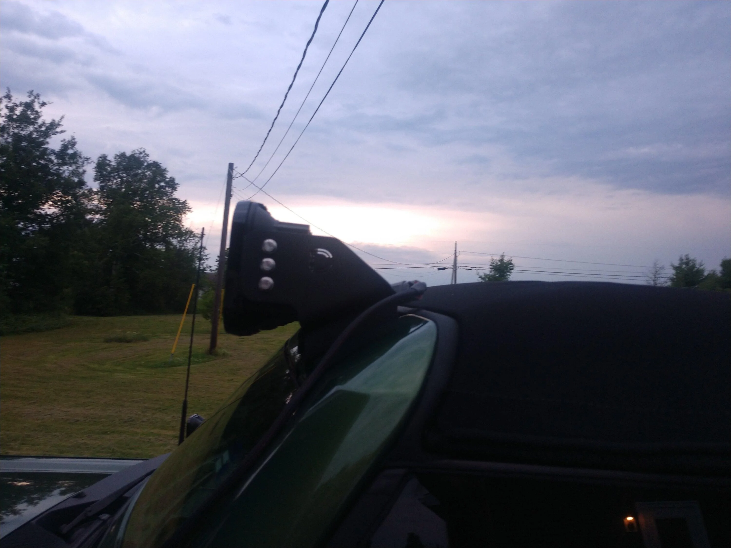 Ford Bronco Installed DD SS5 lightbar with soft top IMG_20220724_195313033