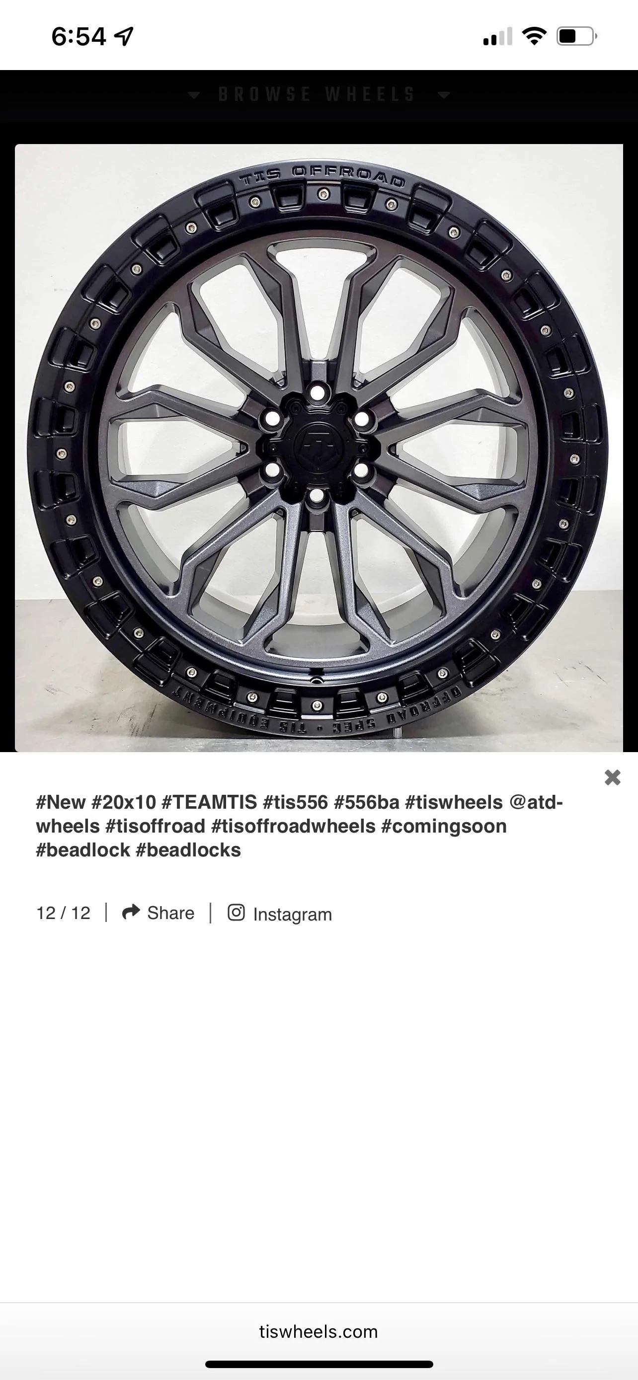 Ford Bronco Anyone try or seen TIS Wheels ? ? ? ? D3E9A708-0B6A-4354-8311-D1D6FF6116EA