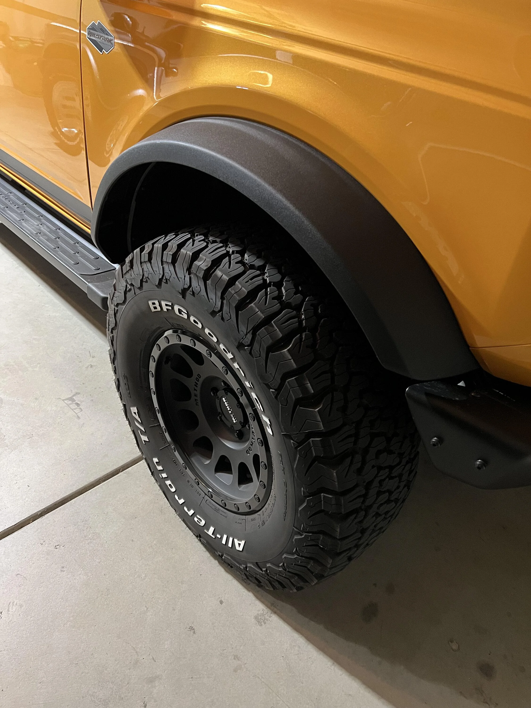 Ford Bronco Replace Sasquatch with Method 703 Offset question. IMG_9799