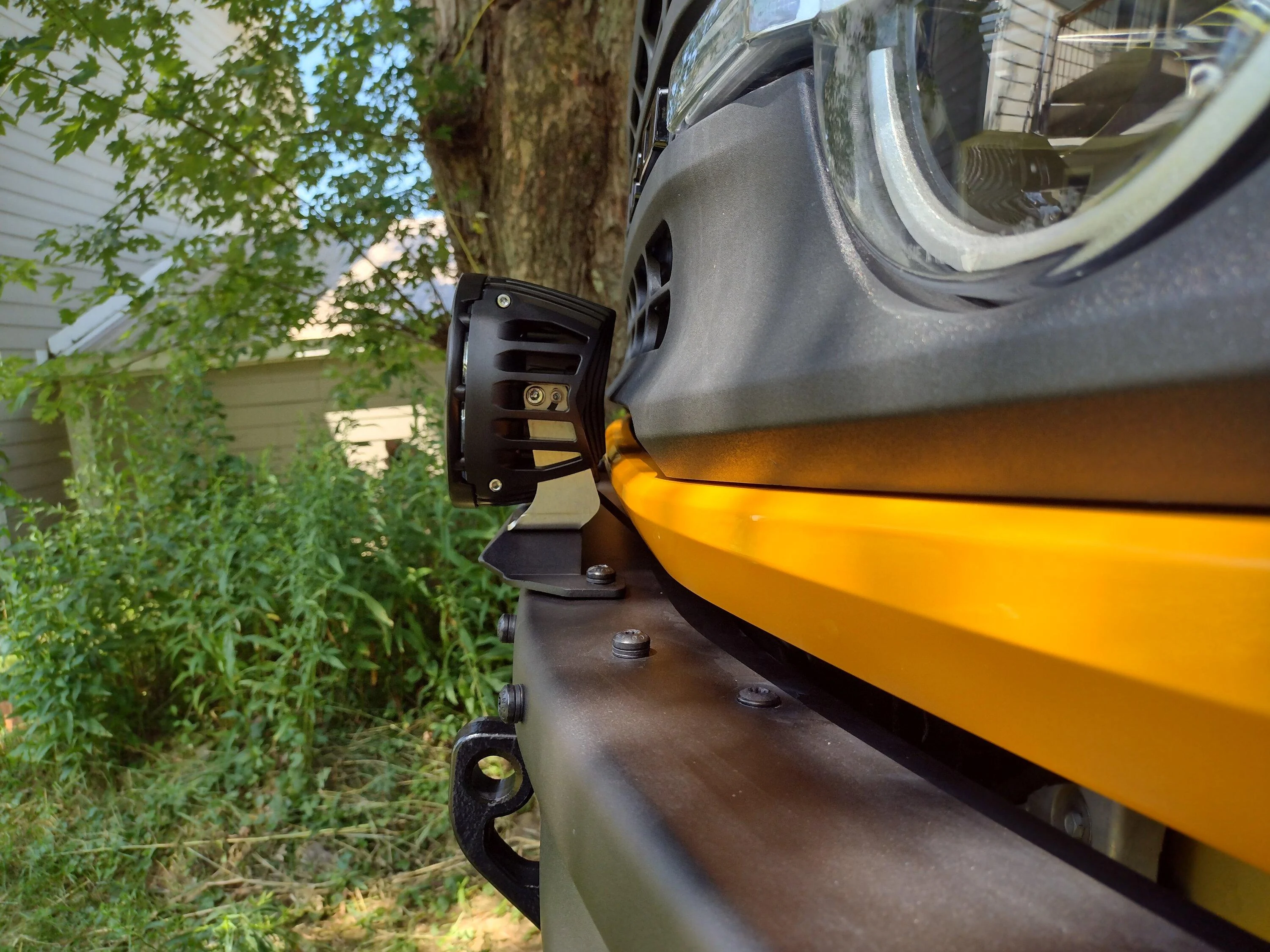 Ford Bronco Rigid 360 6 inch installed on Mod bumper IMG_20220722_143438937_HDR