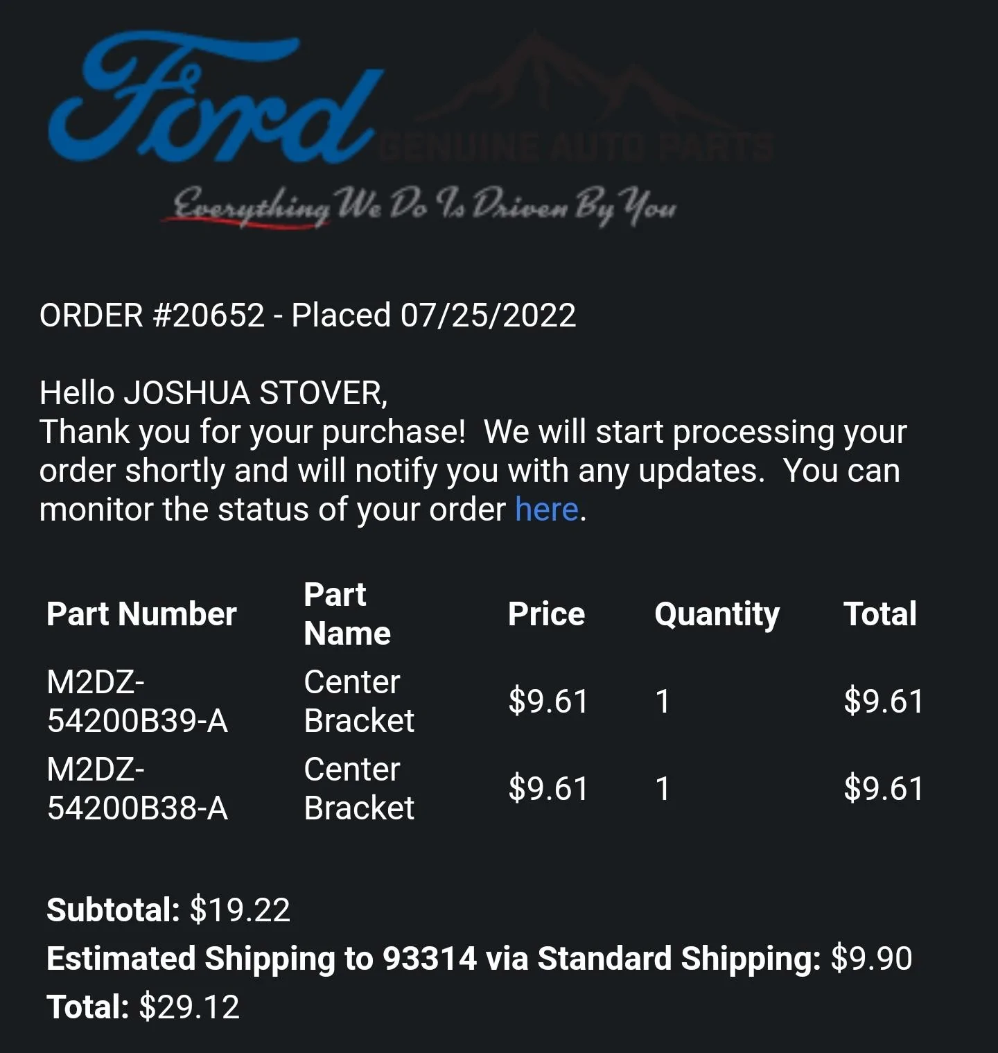 Ford Bronco OEM Rock Slider Bracket Screenshot_20220726-104453_Gmail