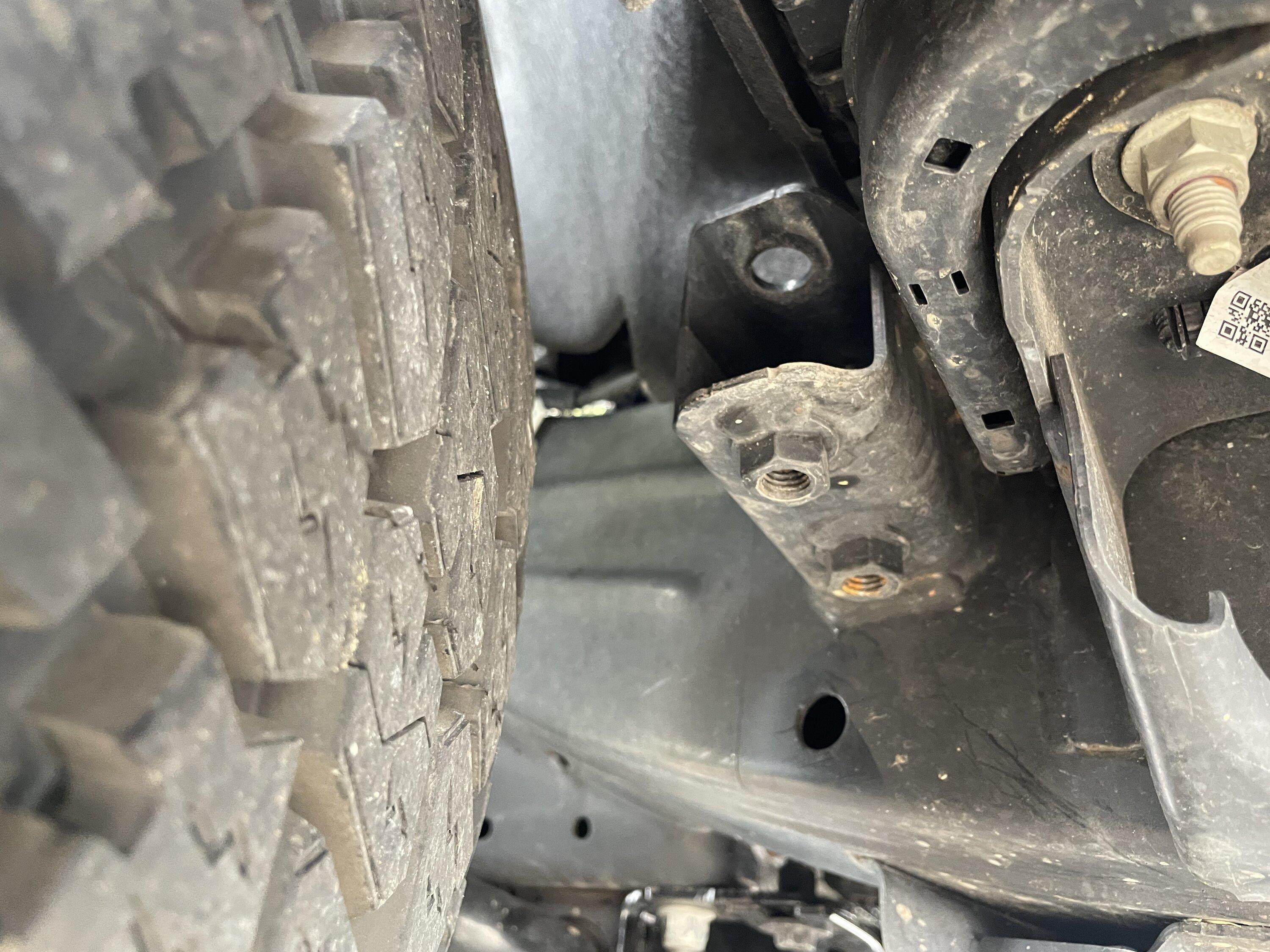 Ford Bronco 37” tire rubbing modifications 22A73037-E38E-4D73-9665-520BA7E41B63