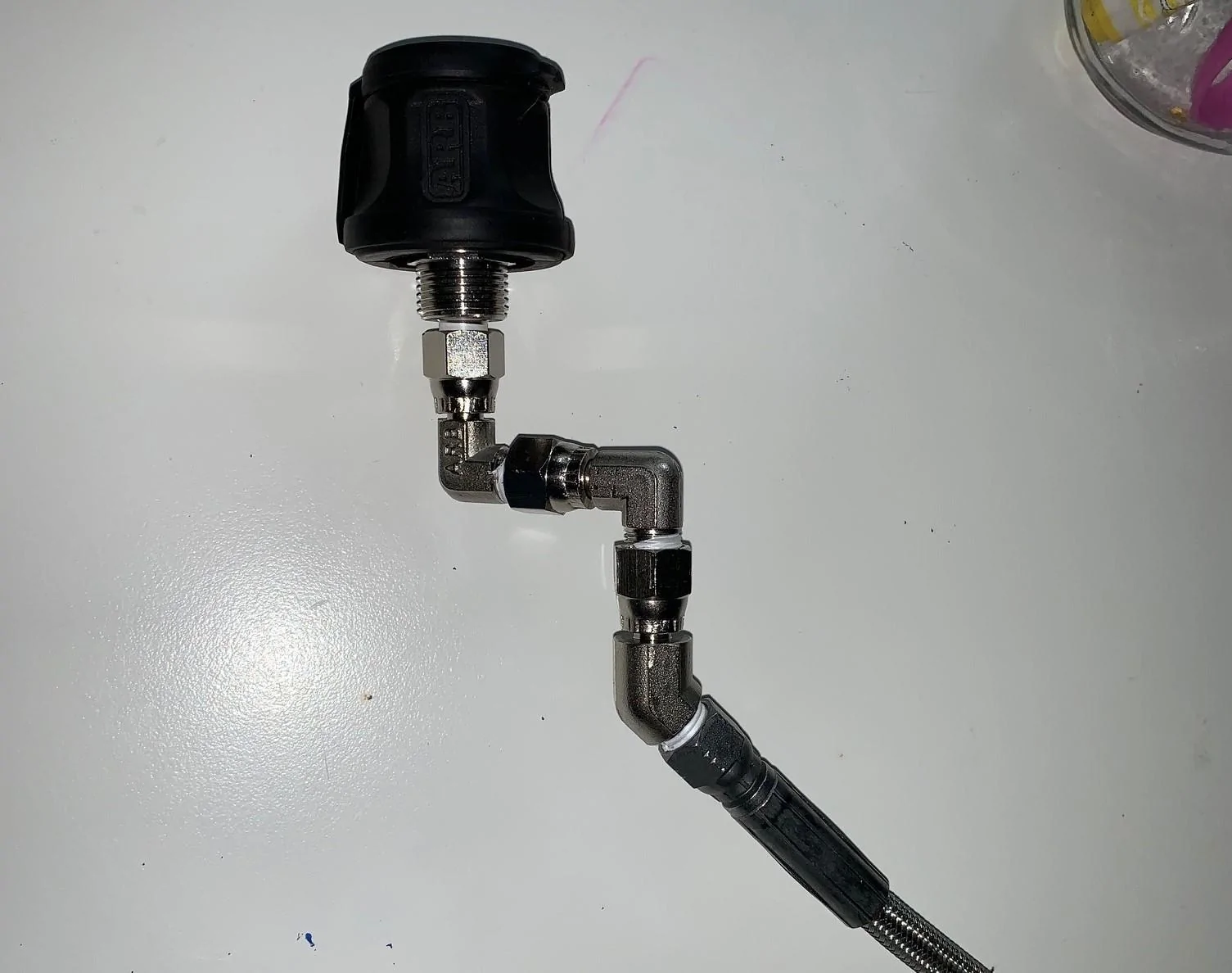 Ford Bronco ARB Air Coupling, Antenna location IMG_9590