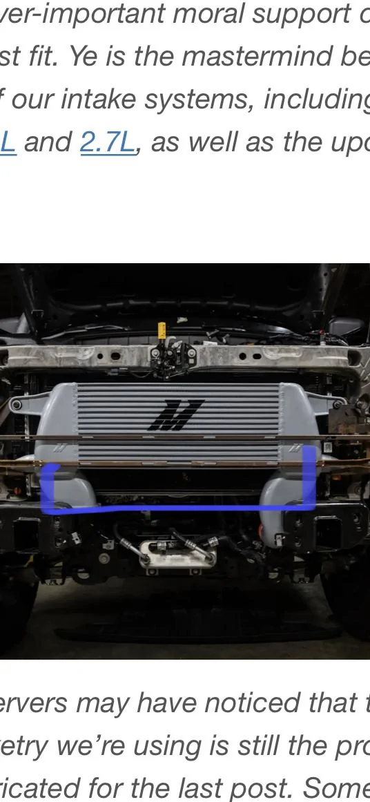 Ford Bronco Mishimoto's Performance Intercooler R&D Thread 4C8FDFC9-61E5-4493-86C0-A1B21C0EB80C
