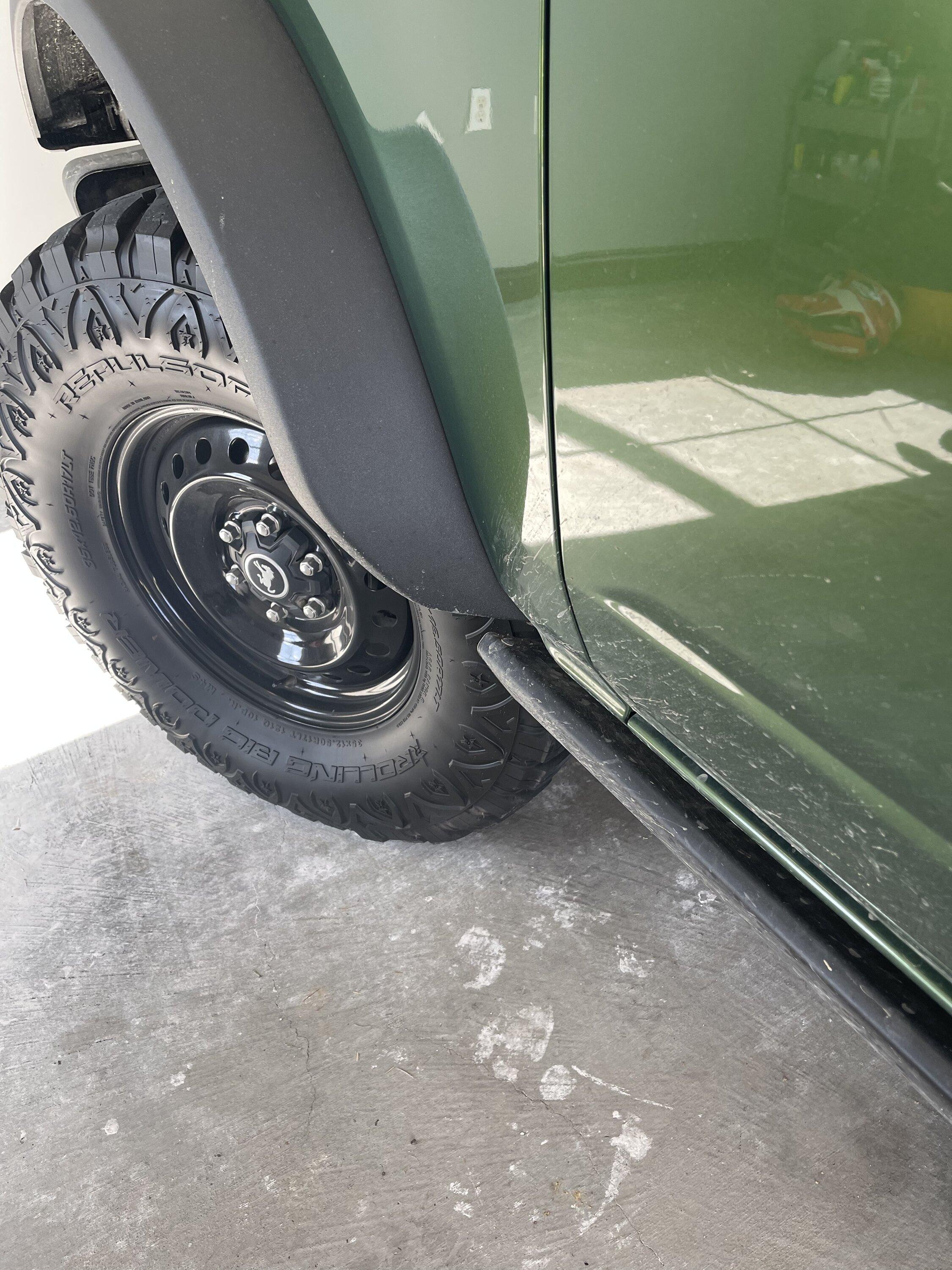 Ford Bronco RekGen Front Mud Flaps/TurboSmart BOV 56157DA3-672D-4E27-97ED-F0B044207354