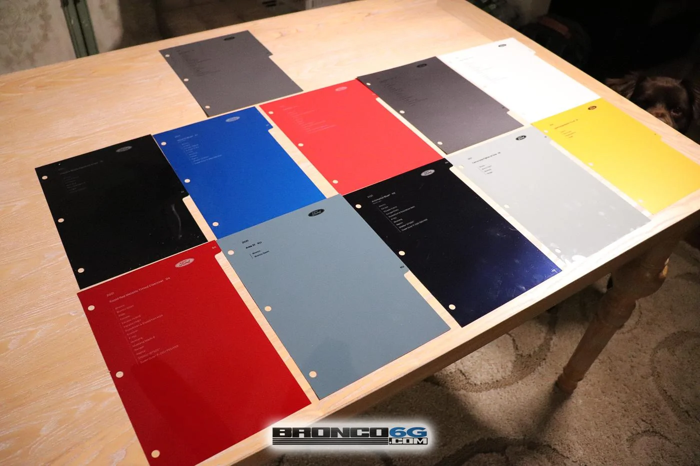 Ford Bronco Official Paint Samples / Swatches For 2021 Ford Bronco Have Arrived. Cactus Gray = Jet Fighter Gray IMG_7186