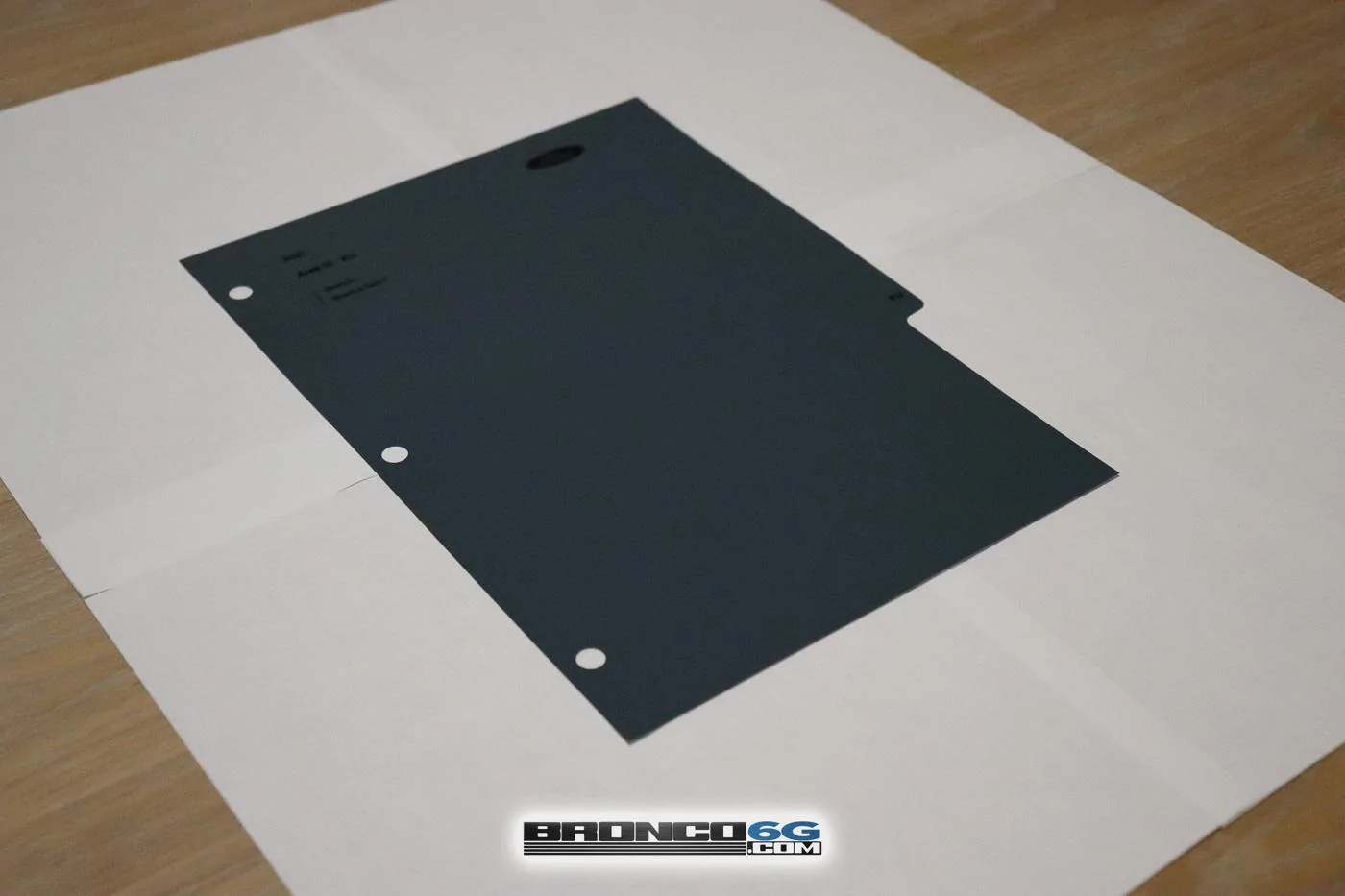 Ford Bronco Official Paint Samples / Swatches For 2021 Ford Bronco Have Arrived. Cactus Gray = Jet Fighter Gray IMG_7154
