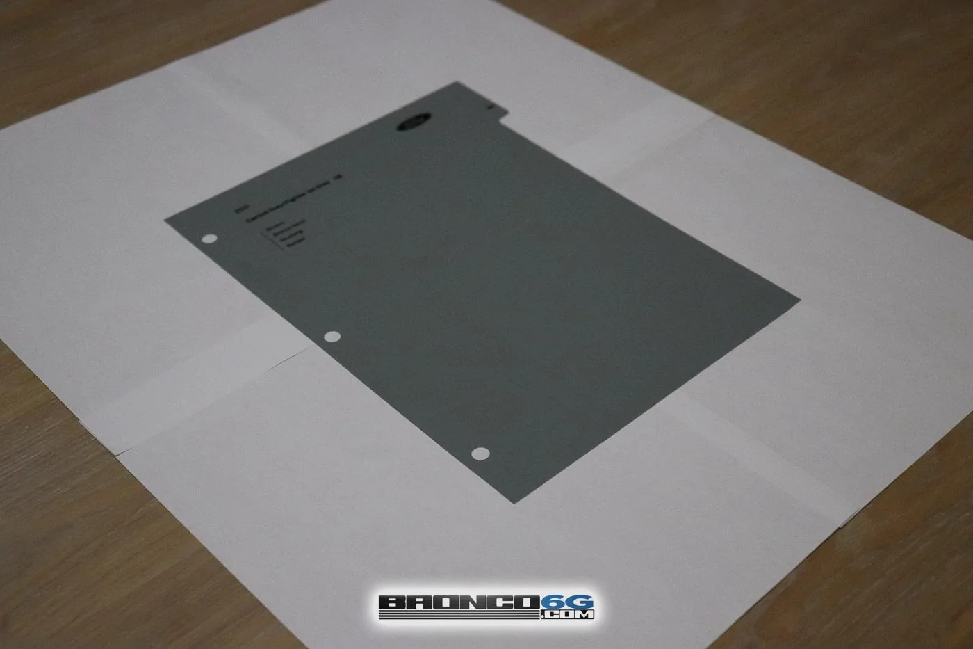 Ford Bronco Official Paint Samples / Swatches For 2021 Ford Bronco Have Arrived. Cactus Gray = Jet Fighter Gray IMG_7157