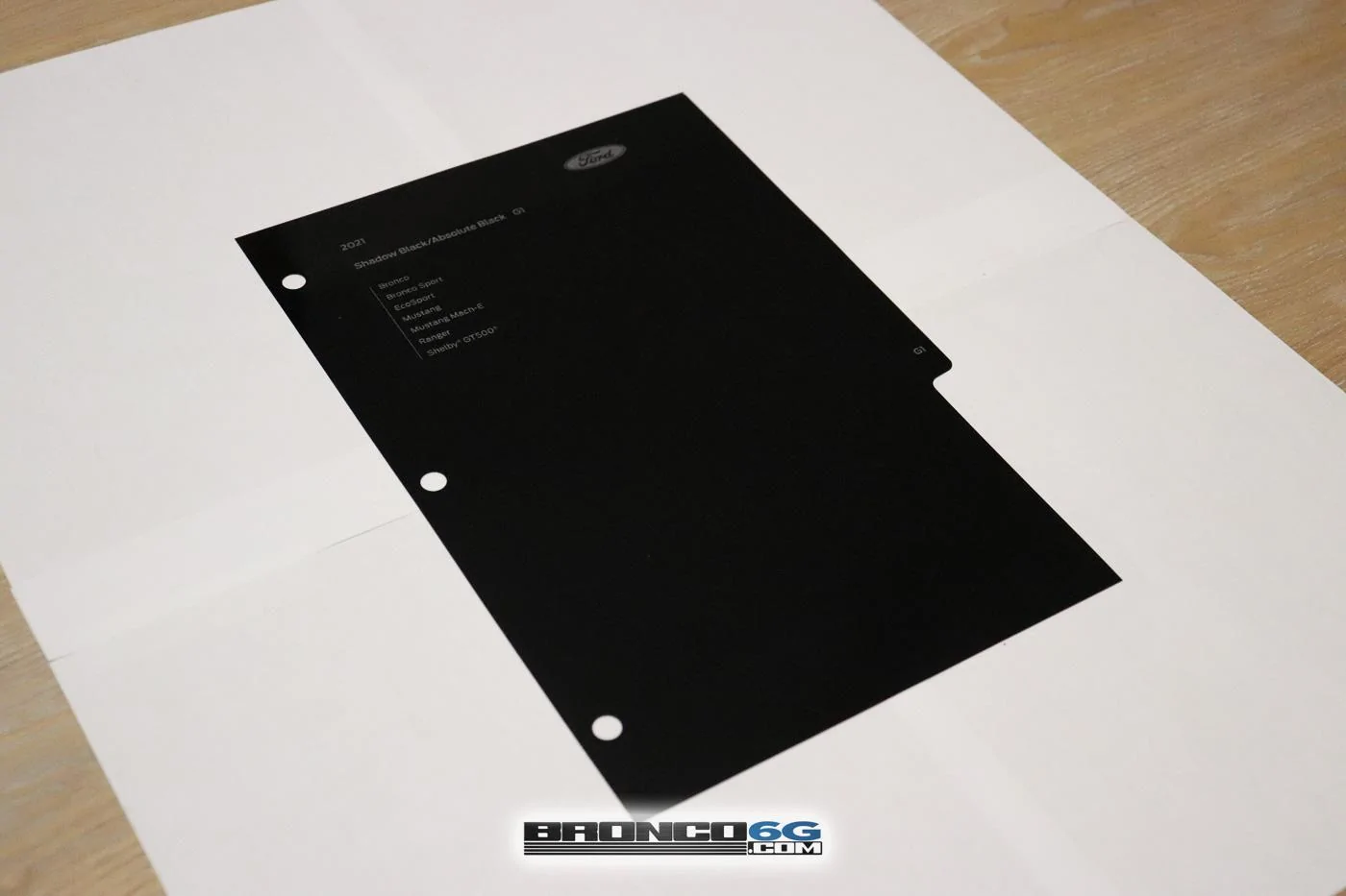 Ford Bronco Official Paint Samples / Swatches For 2021 Ford Bronco Have Arrived. Cactus Gray = Jet Fighter Gray IMG_7180