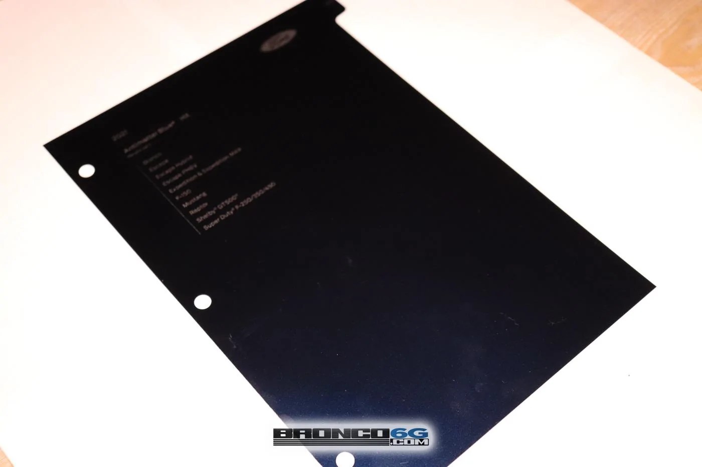 Ford Bronco Official Paint Samples / Swatches For 2021 Ford Bronco Have Arrived. Cactus Gray = Jet Fighter Gray IMG_7183