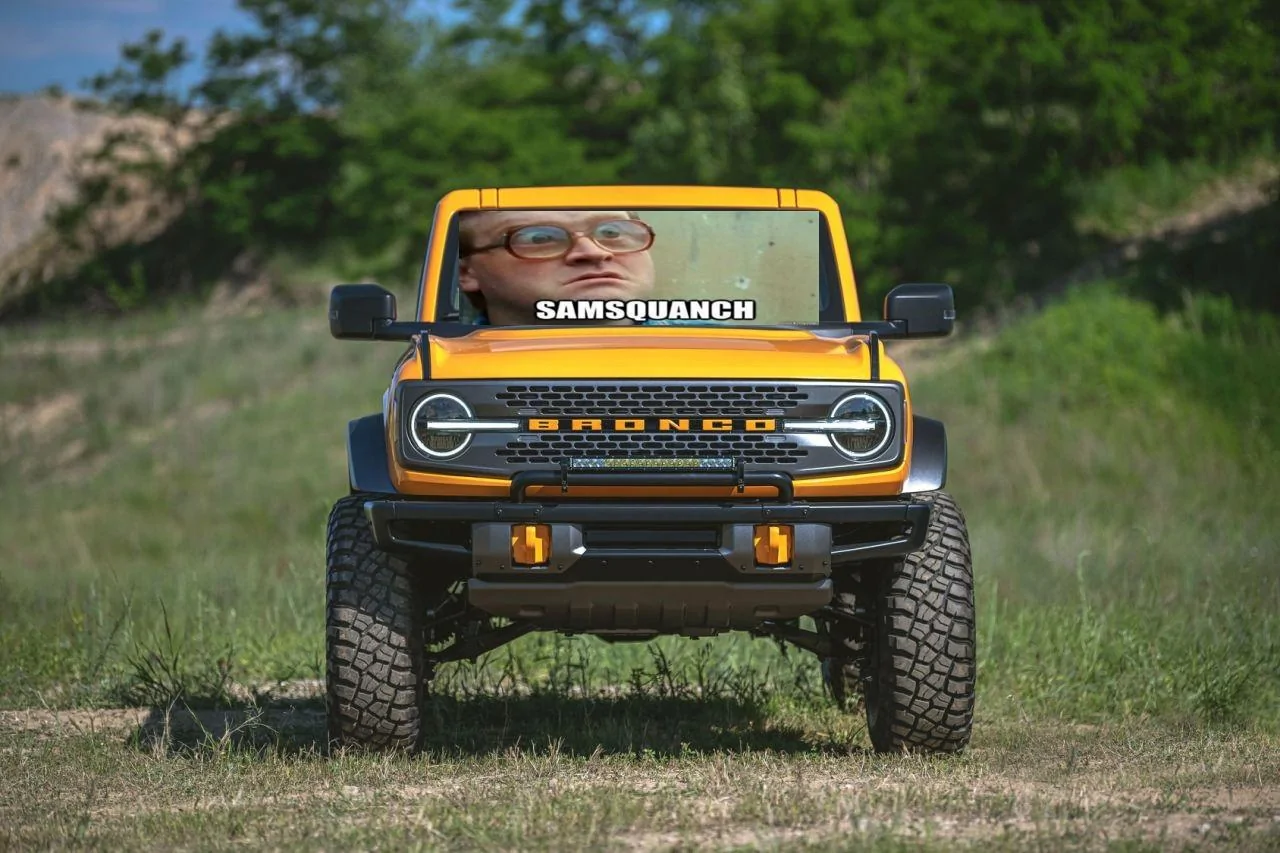 Ford Bronco Ford trademarks WARTHOG name! sams