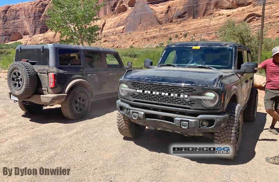 Ford Bronco Spotted: White 2021 Bronco with fender flares removed 2021-bronco-no-fenders-removed-2-