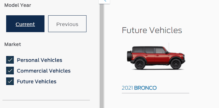 Ford Bronco Bronco Build & Price date 1600200291287