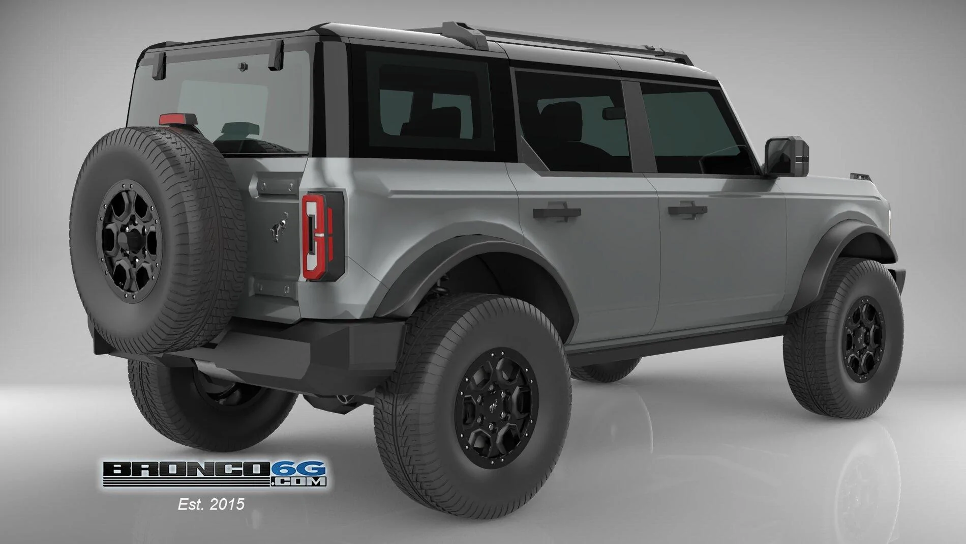 Ford Bronco 4 Door Bronco Colors 3D Model Visualized BK-Sting