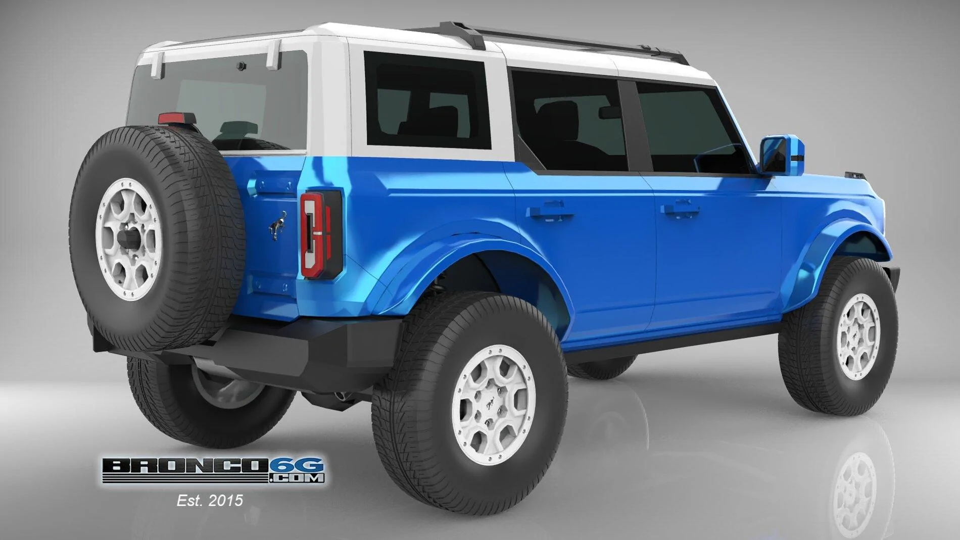 Ford Bronco 4 Door Bronco Colors 3D Model Visualized BK-Velocity-BC-Wh
