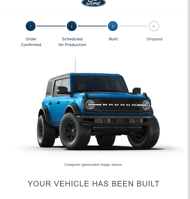 Ford Bronco 4/18/22 Build Week Group. 1659105136675