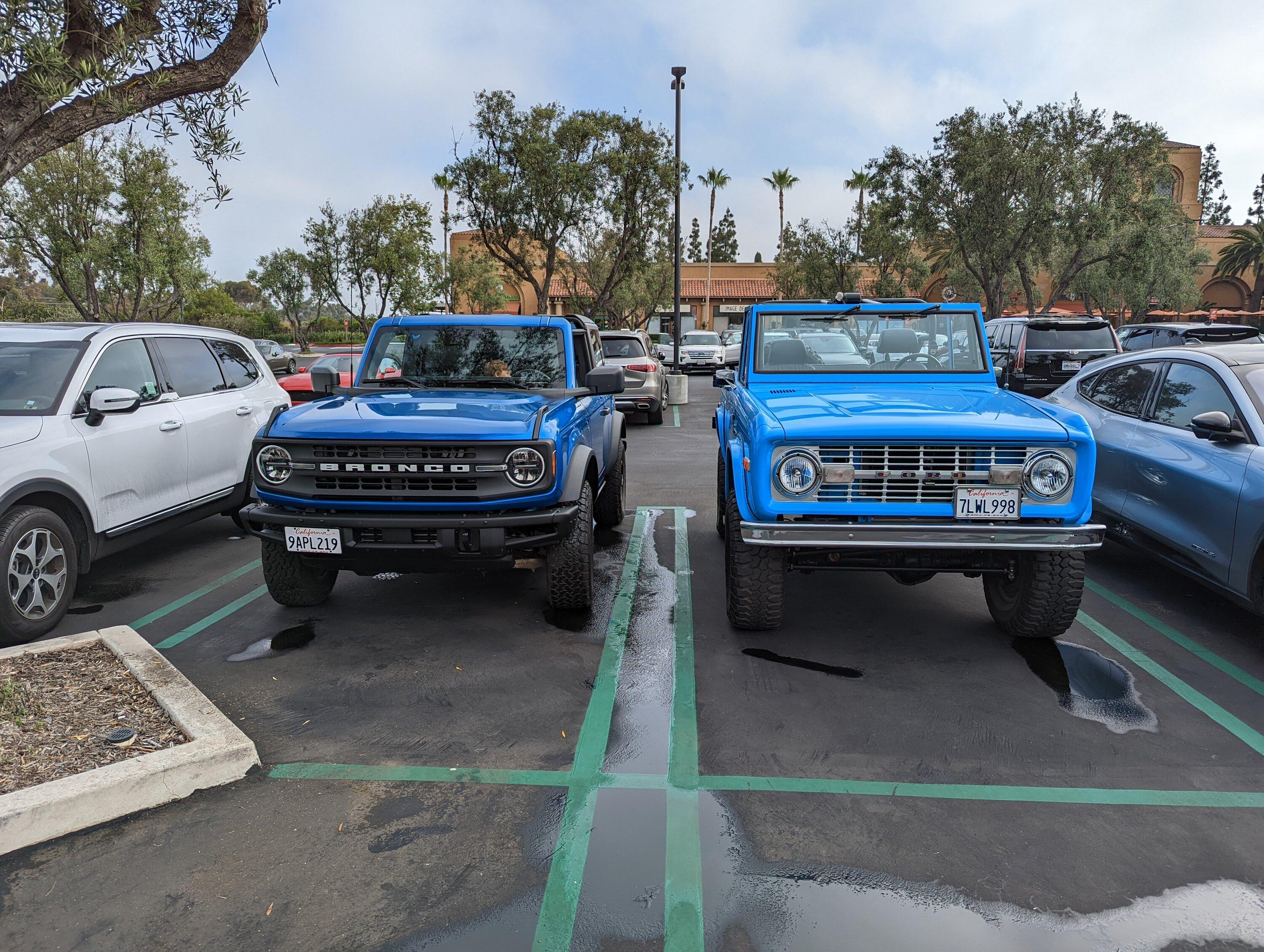 Ford Bronco Front license plate situation PXL_20220611_151020579