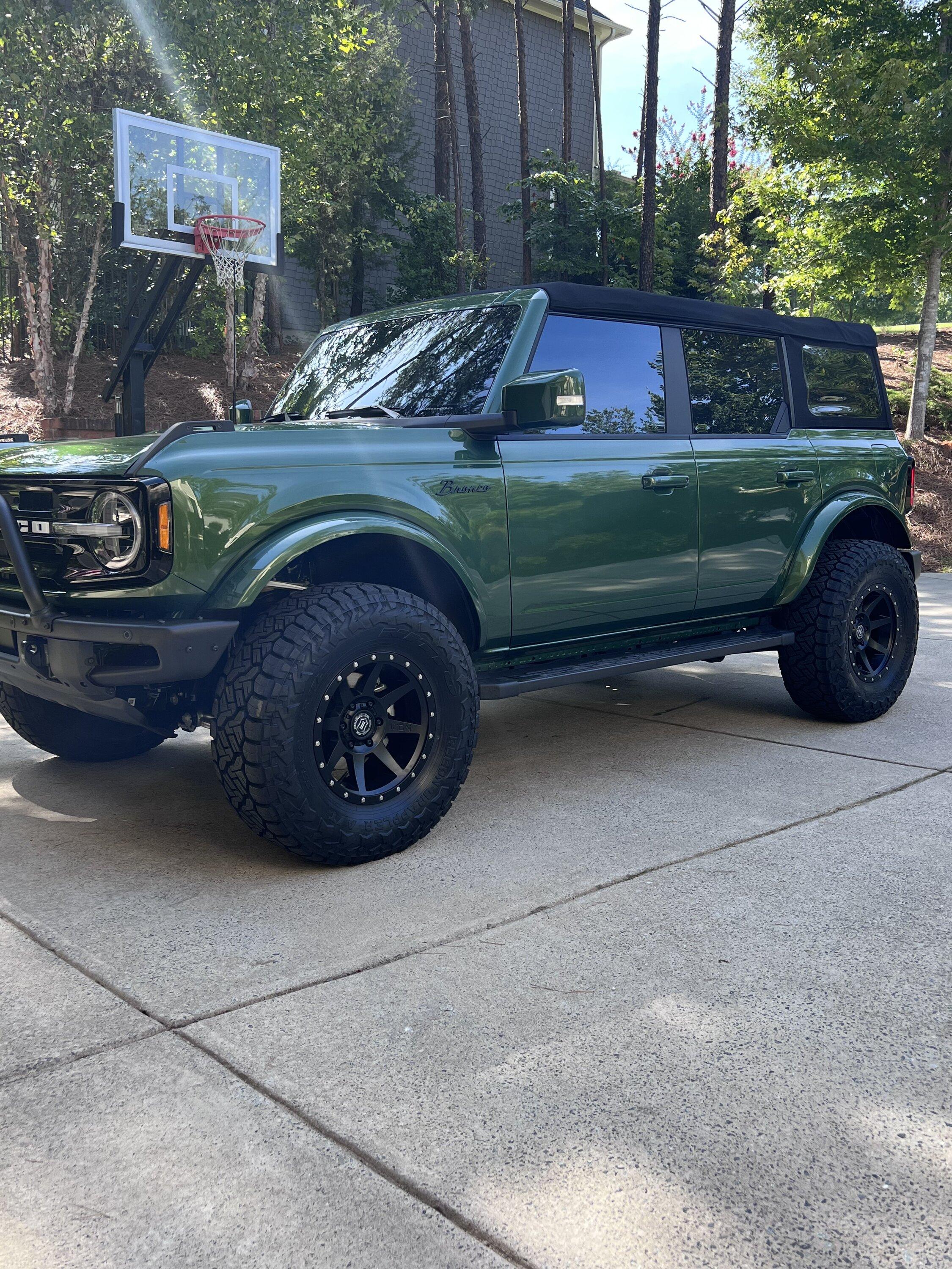 Ford Bronco Show us your installed wheel / tire upgrades here! (Pics) 941CCE69-12AA-45FC-B30B-651F4C64CCBA