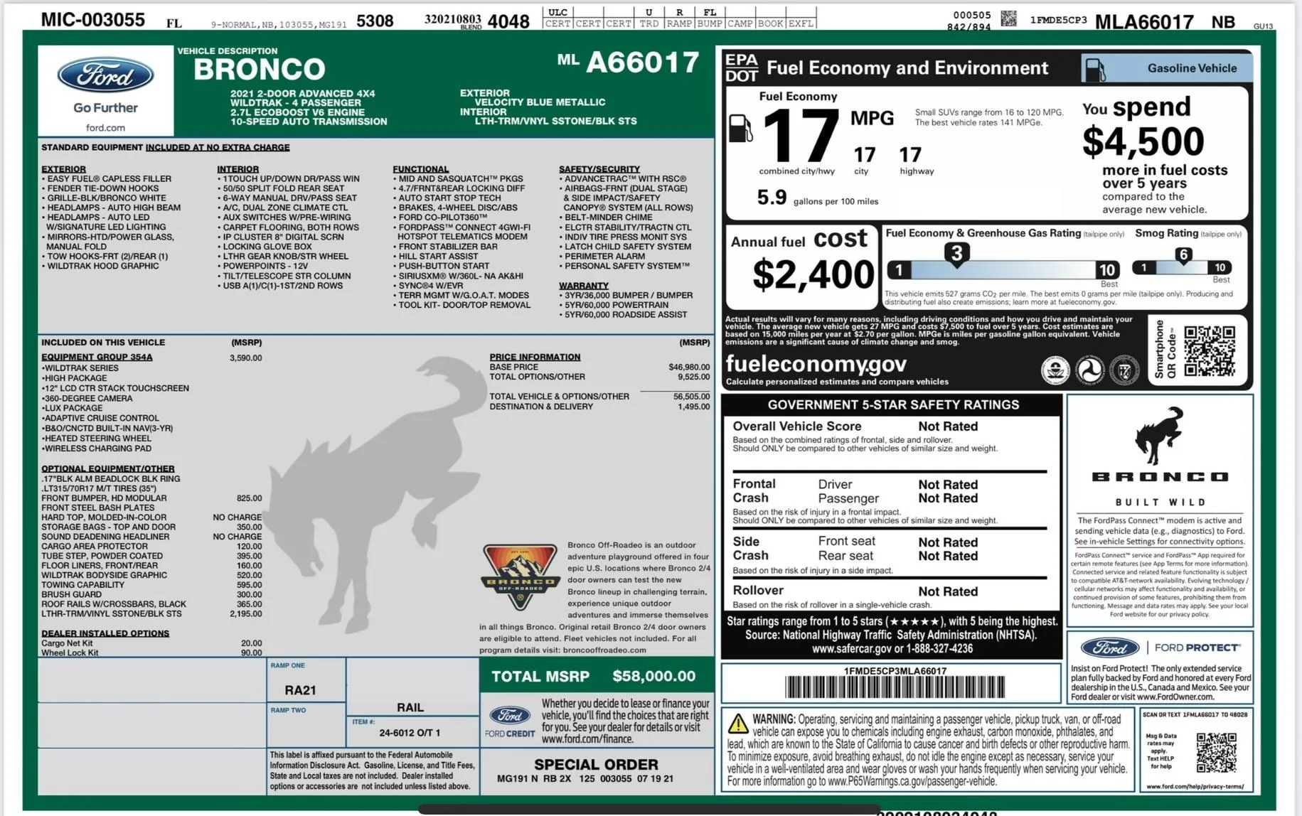 Ford Bronco 2021 Wildtrak Lux 32765934-F837-49BC-8DA3-61F3C2A8F6AE