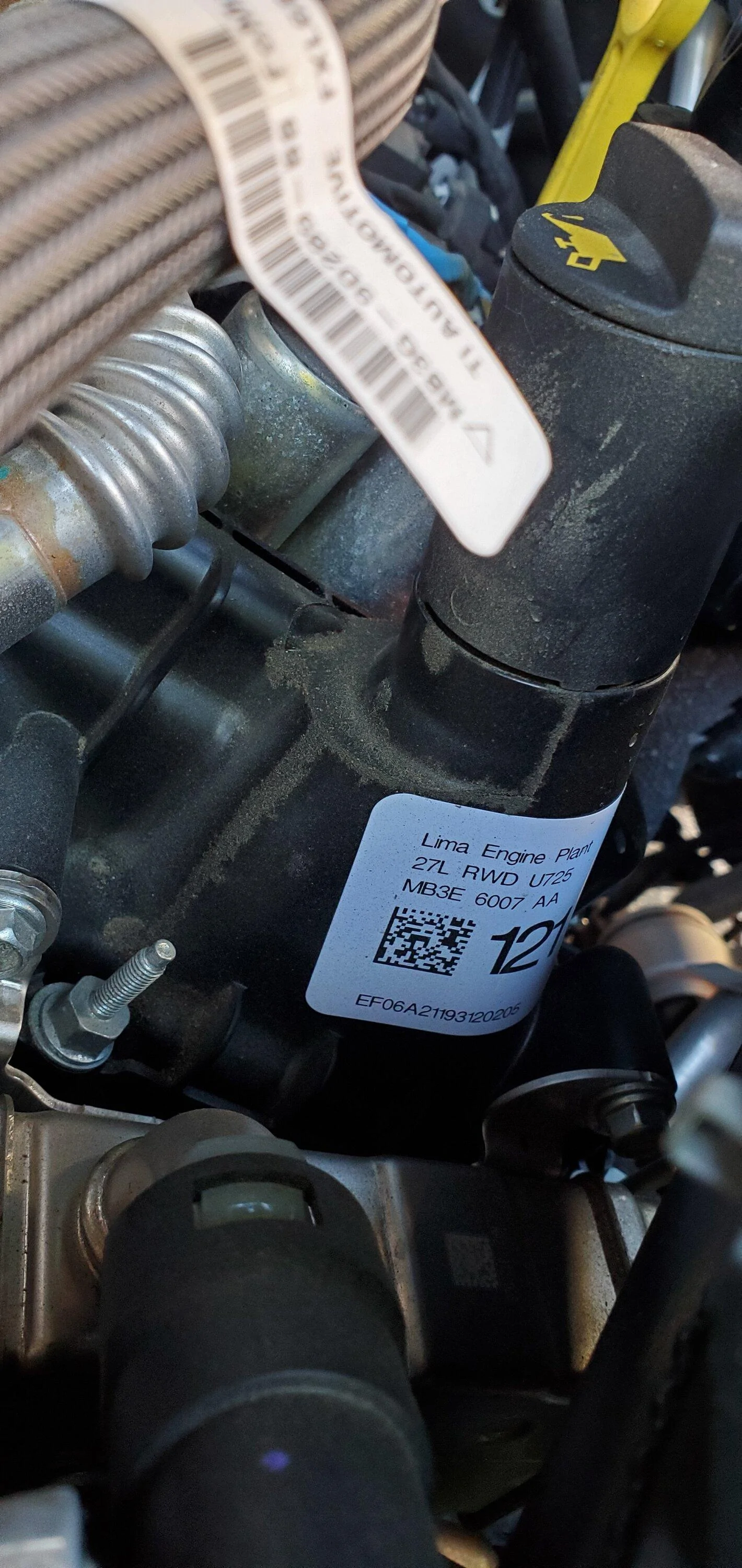 Ford Bronco Who has the most miles with a "Hot Zone" 2.7L engine date code? 20220730_175916