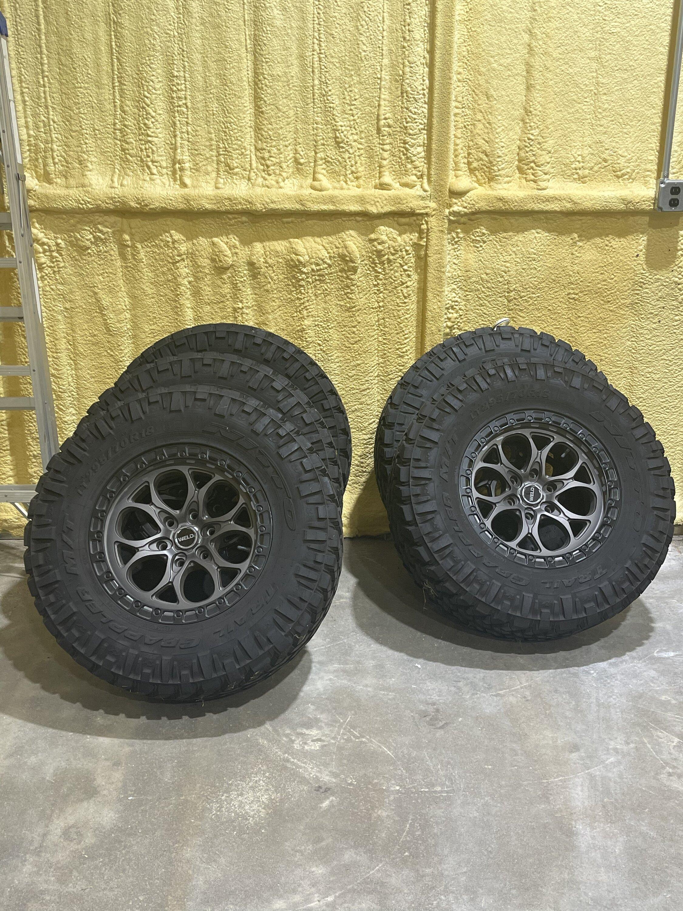 Ford Bronco Weld wheels and Trail Grapplers 99418506-CEAB-4F14-AB1F-13FC5C03926C