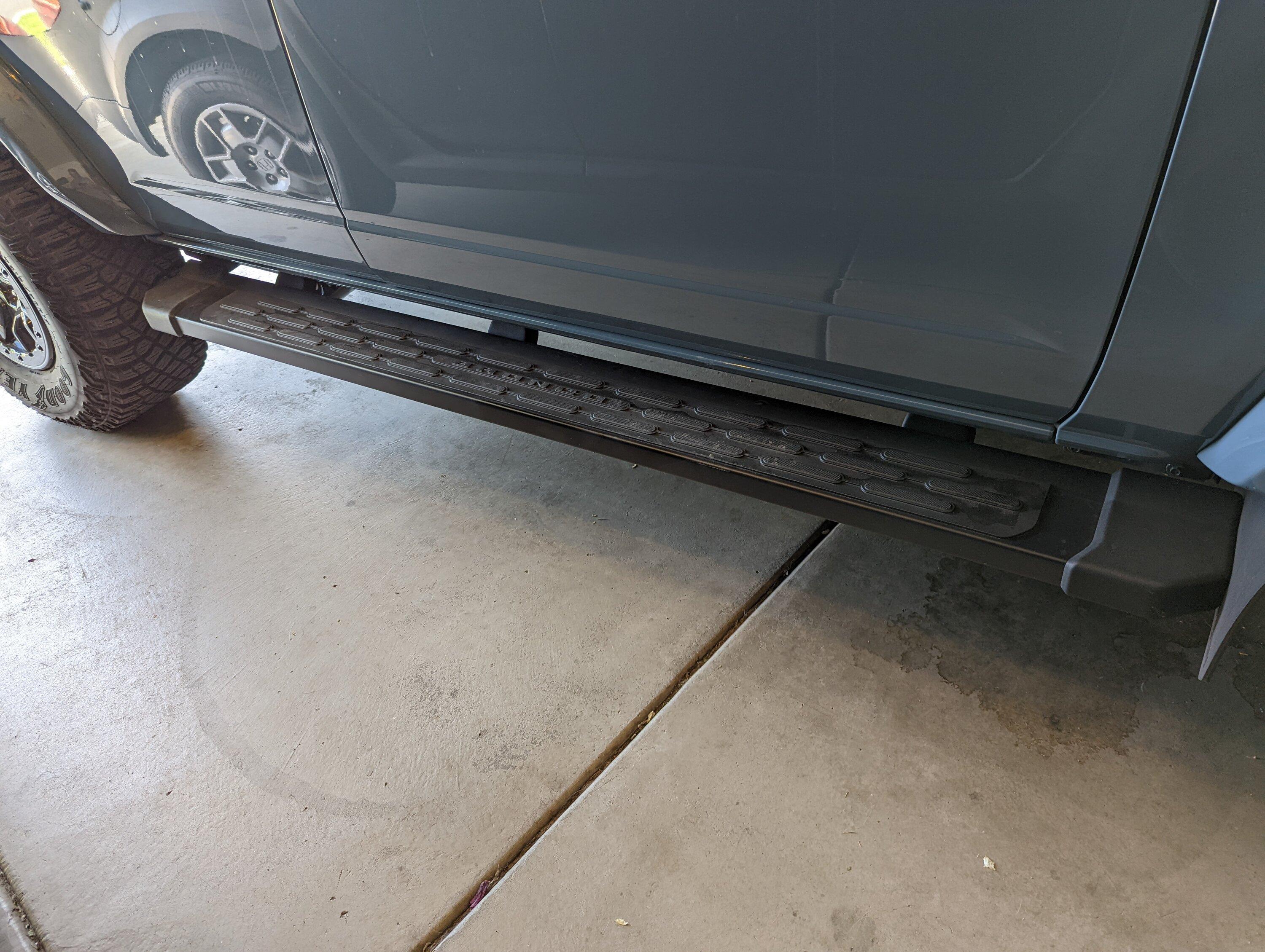 Ford Bronco OBX running boards PXL_20220731_174207378