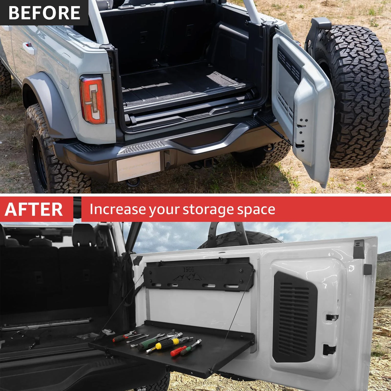 Ford Bronco Bronco Folding Table Add Space for Work Or Play 4