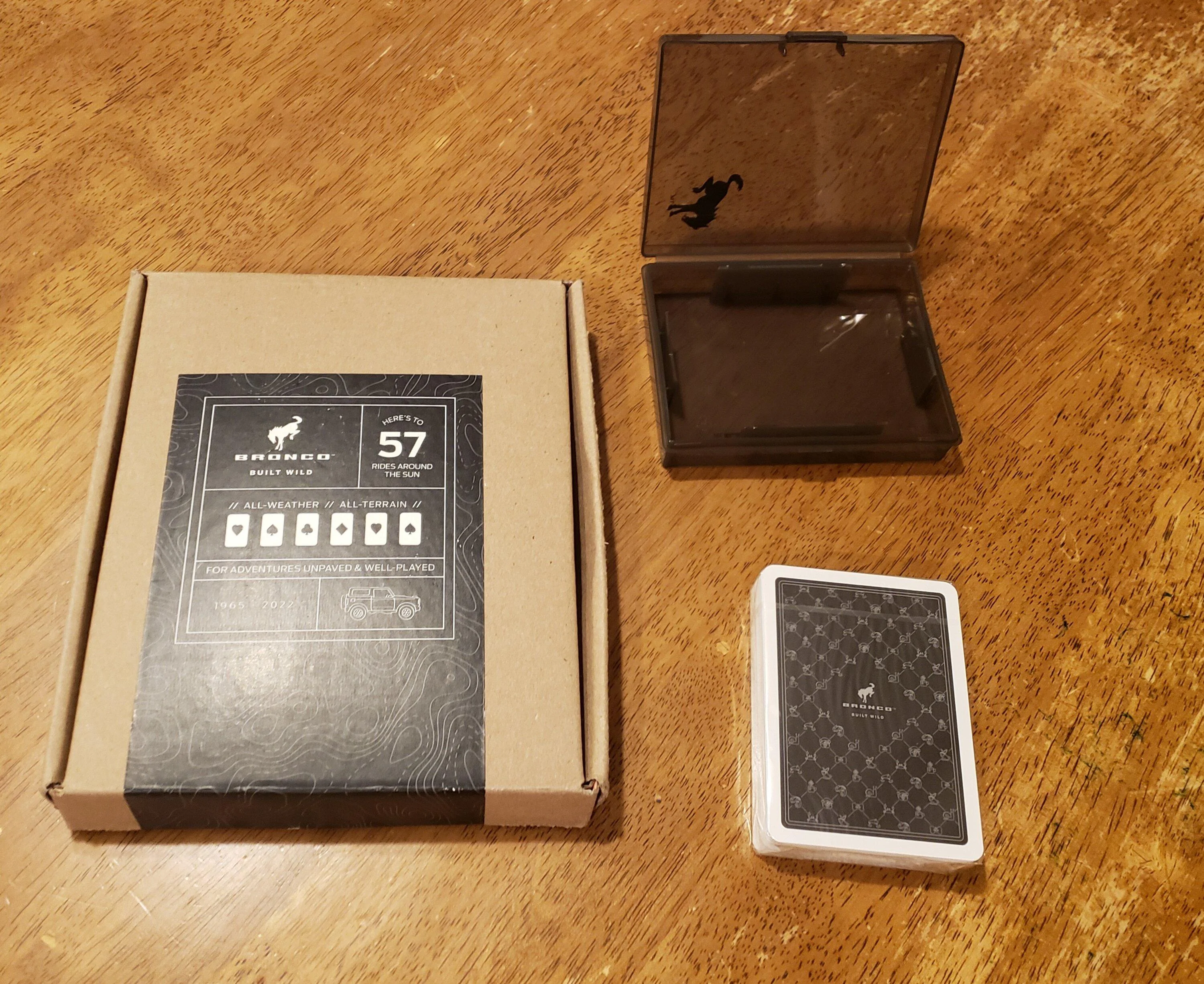 Ford Bronco New Swag from Ford -- Weather Resistant Playing Cards 20220801_210209