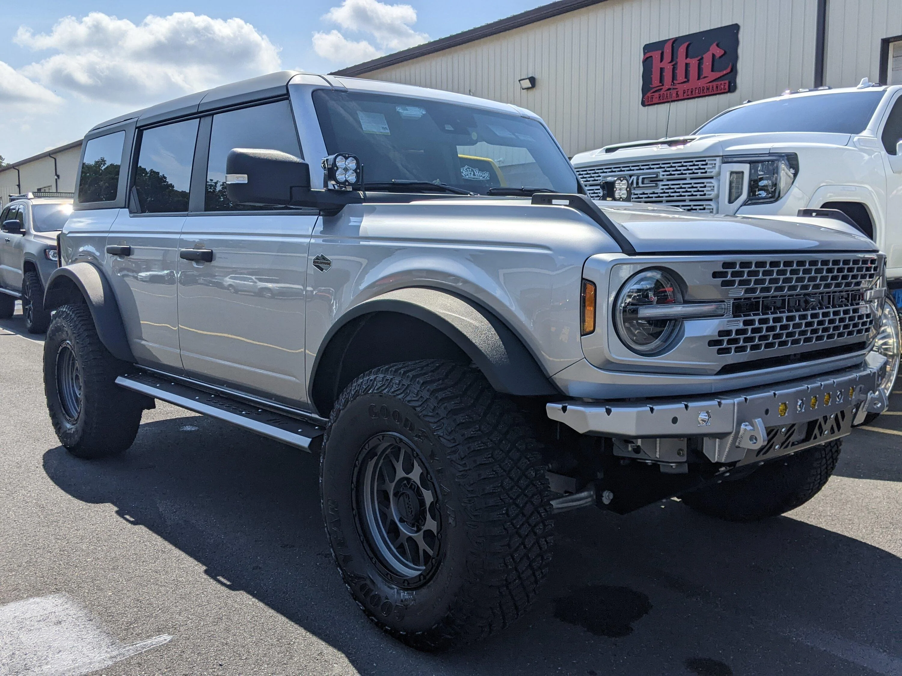 Ford Bronco Sneak peek of our new bumpers and 3rd brake light (KHC OFF ROAD PERFORMANCE). PXL_20220802_150313645