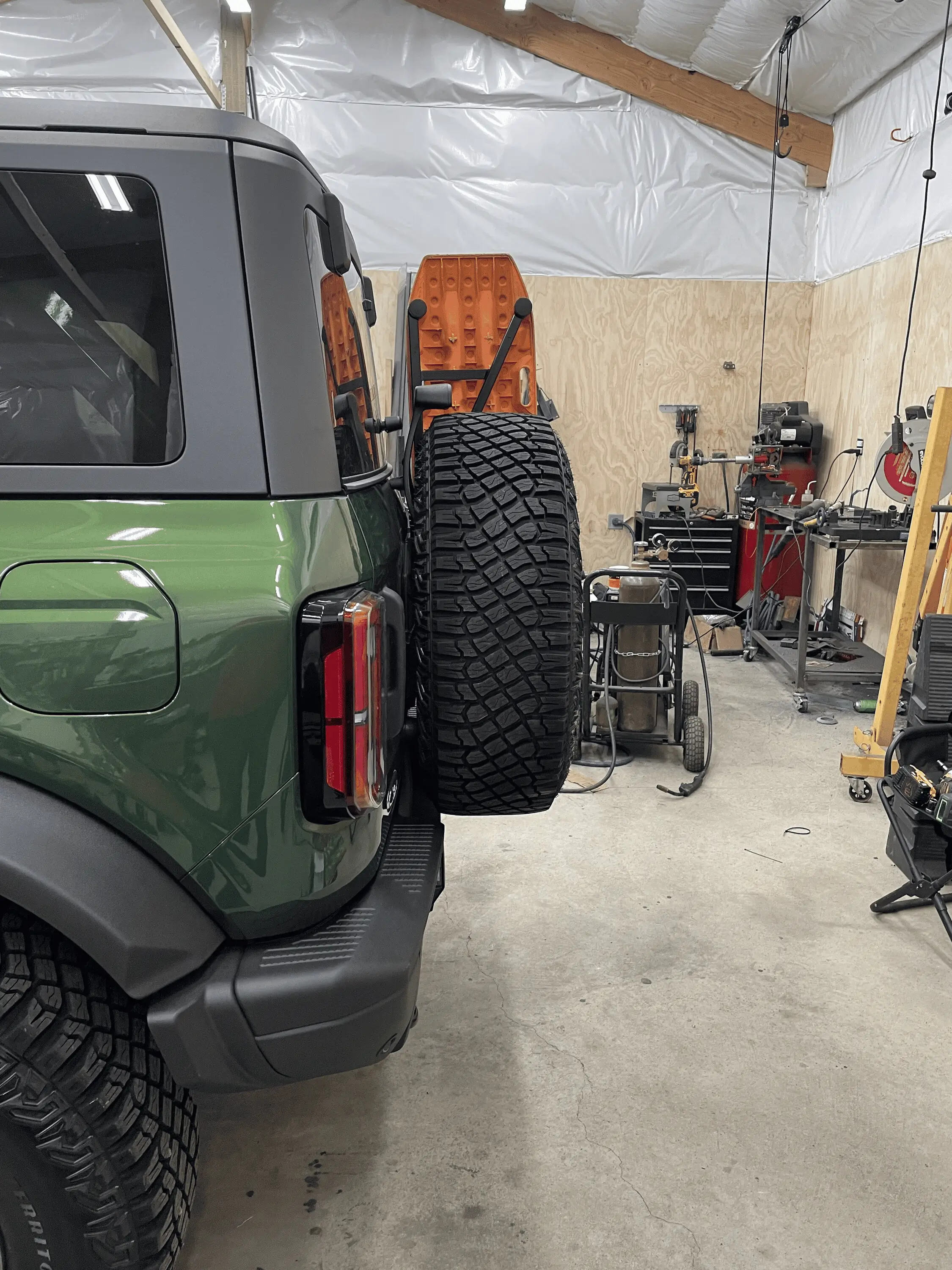 Ford Bronco Maxtrax mounting options with a soft top Bronco 1659502085005