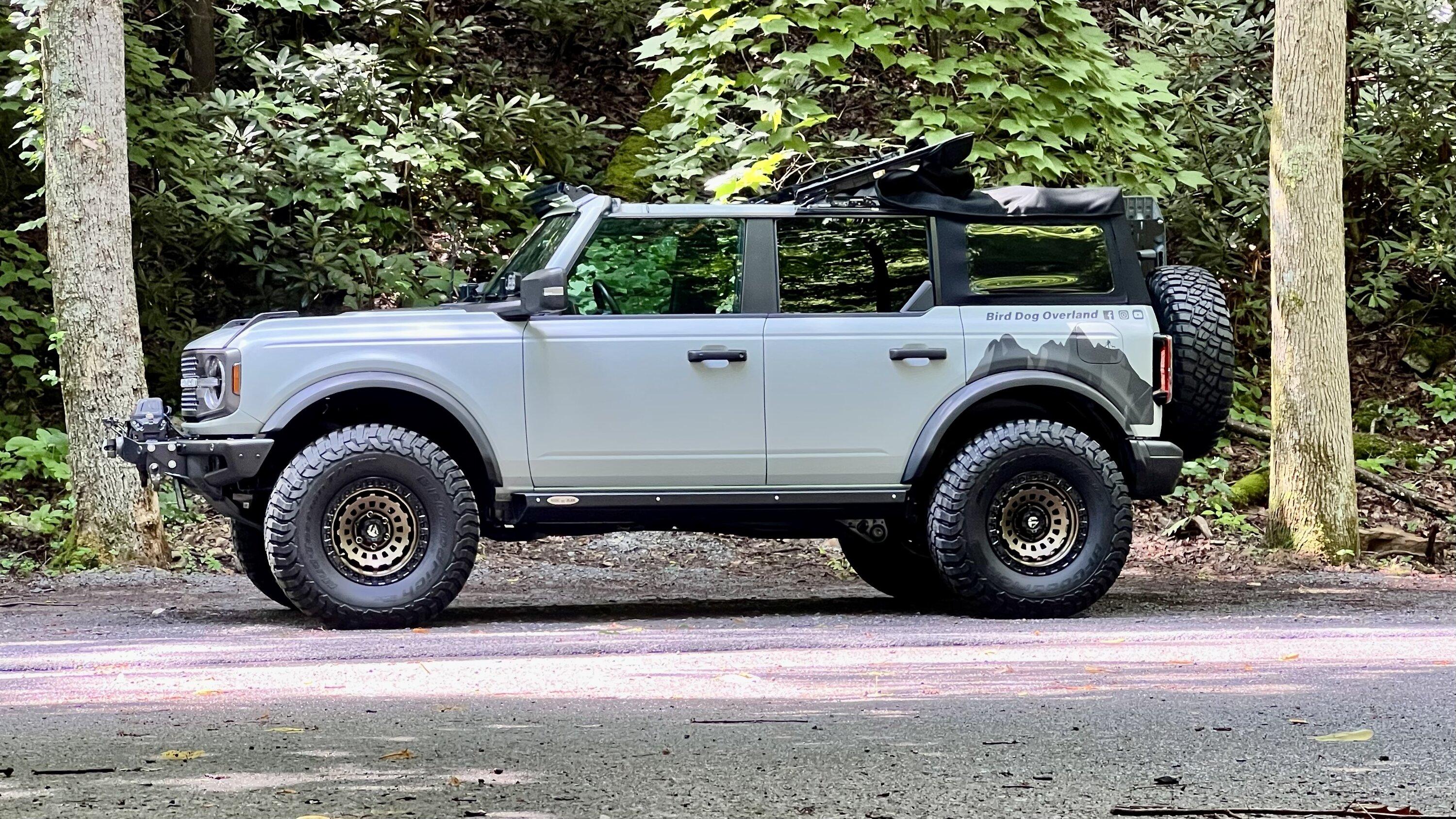 Ford Bronco Show us your installed wheel / tire upgrades here! (Pics) C95E5466-29A0-45EE-AEA0-A91CD5471EB3