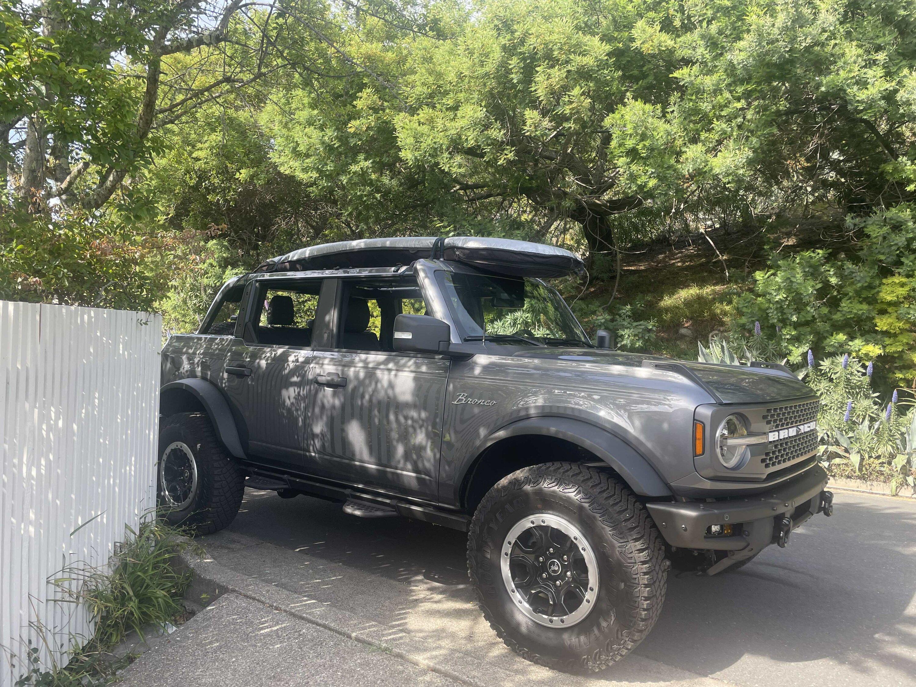 Ford Bronco Soft Surf Board Racks IMG_3085